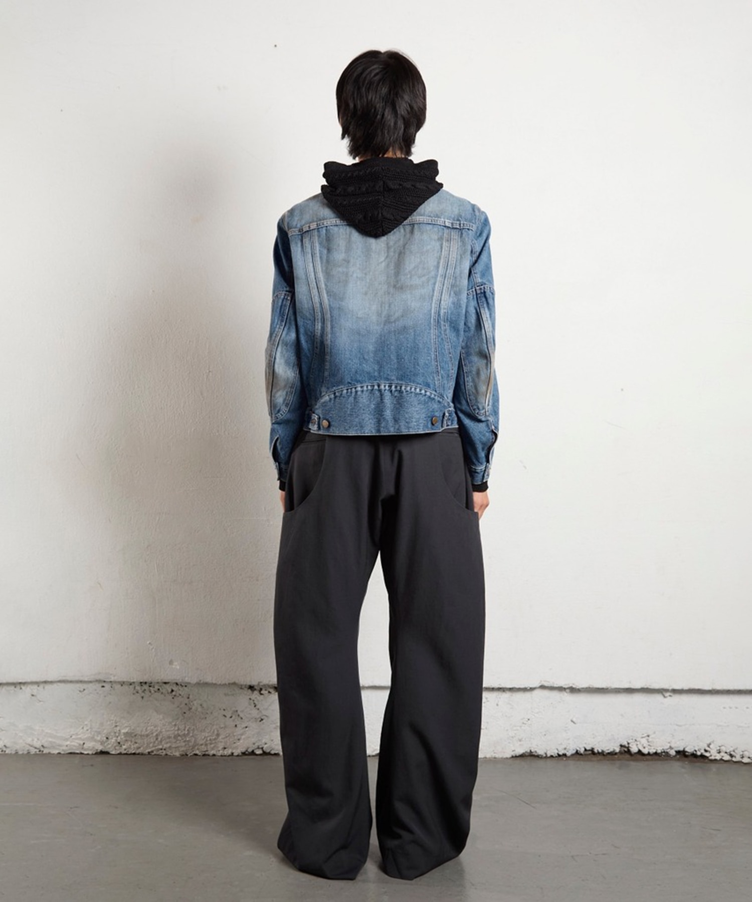 DENIM MOTORCYCLE JACKET NVRFRGT