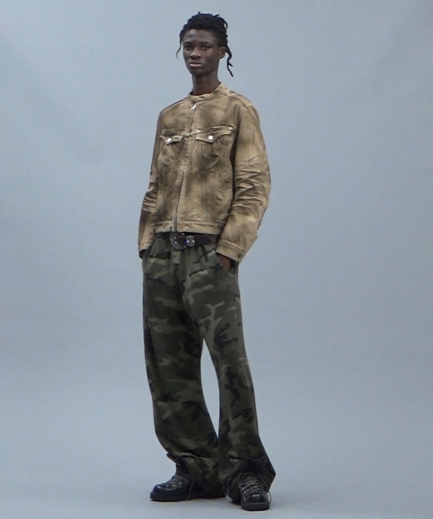 DENIM MOTORCYCLE JACKET NVRFRGT