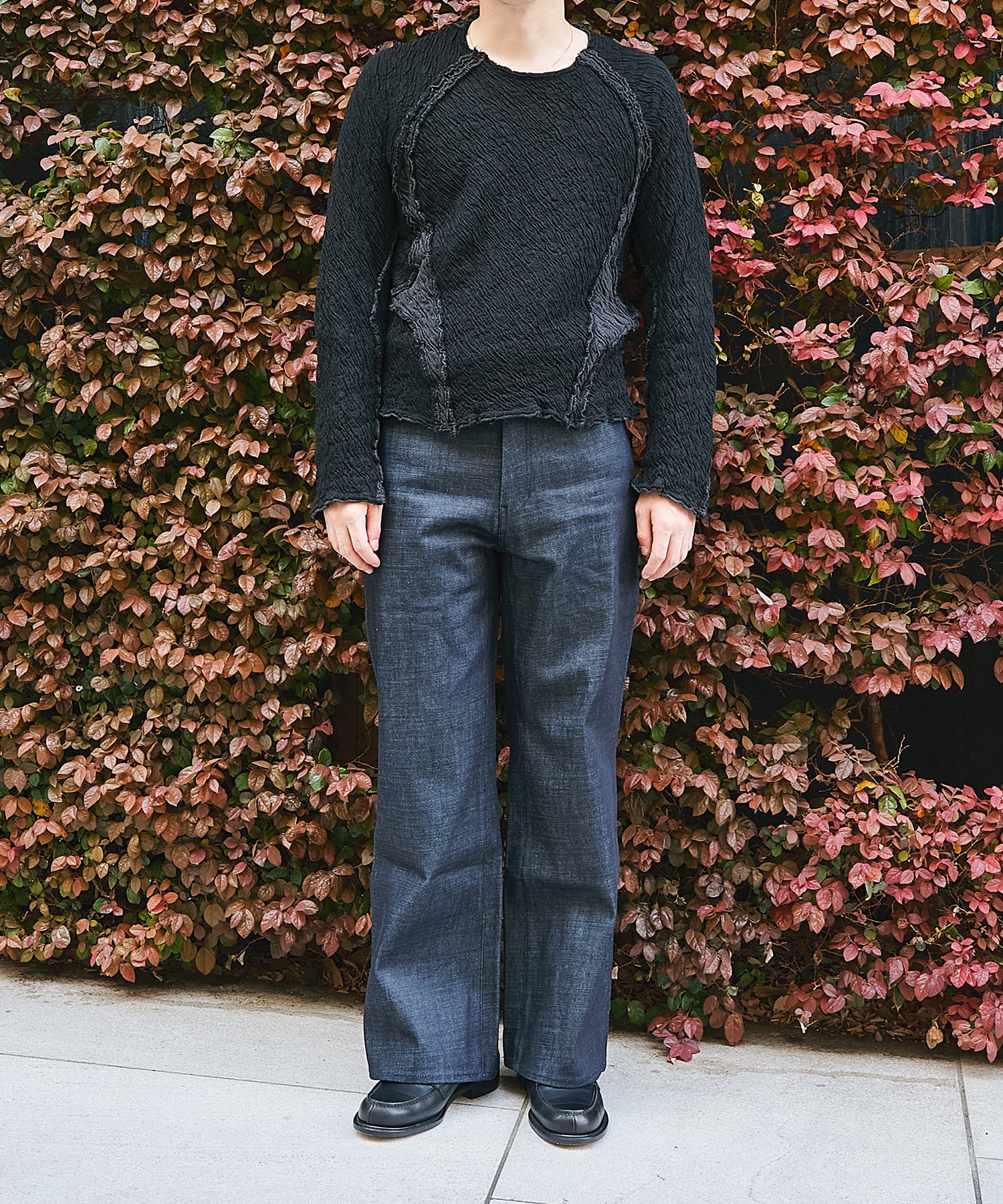 15oz selvedge straight leg jeans CONZ