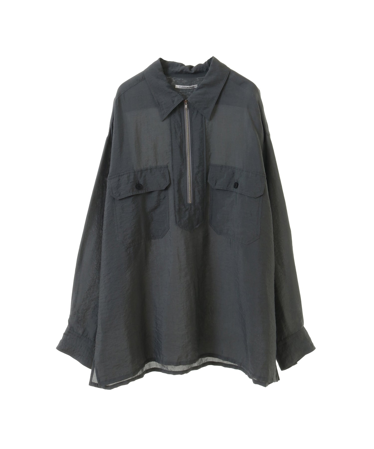 WASHER TAFFTA HALF ZIP SHIRT CURRENTAGE