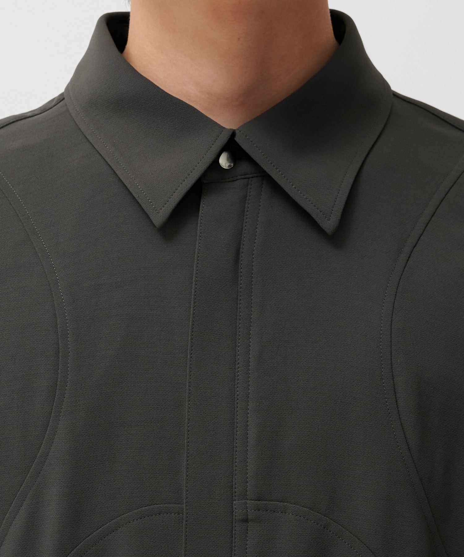 PANEL OVER ZIP SS SHIRT CONZ