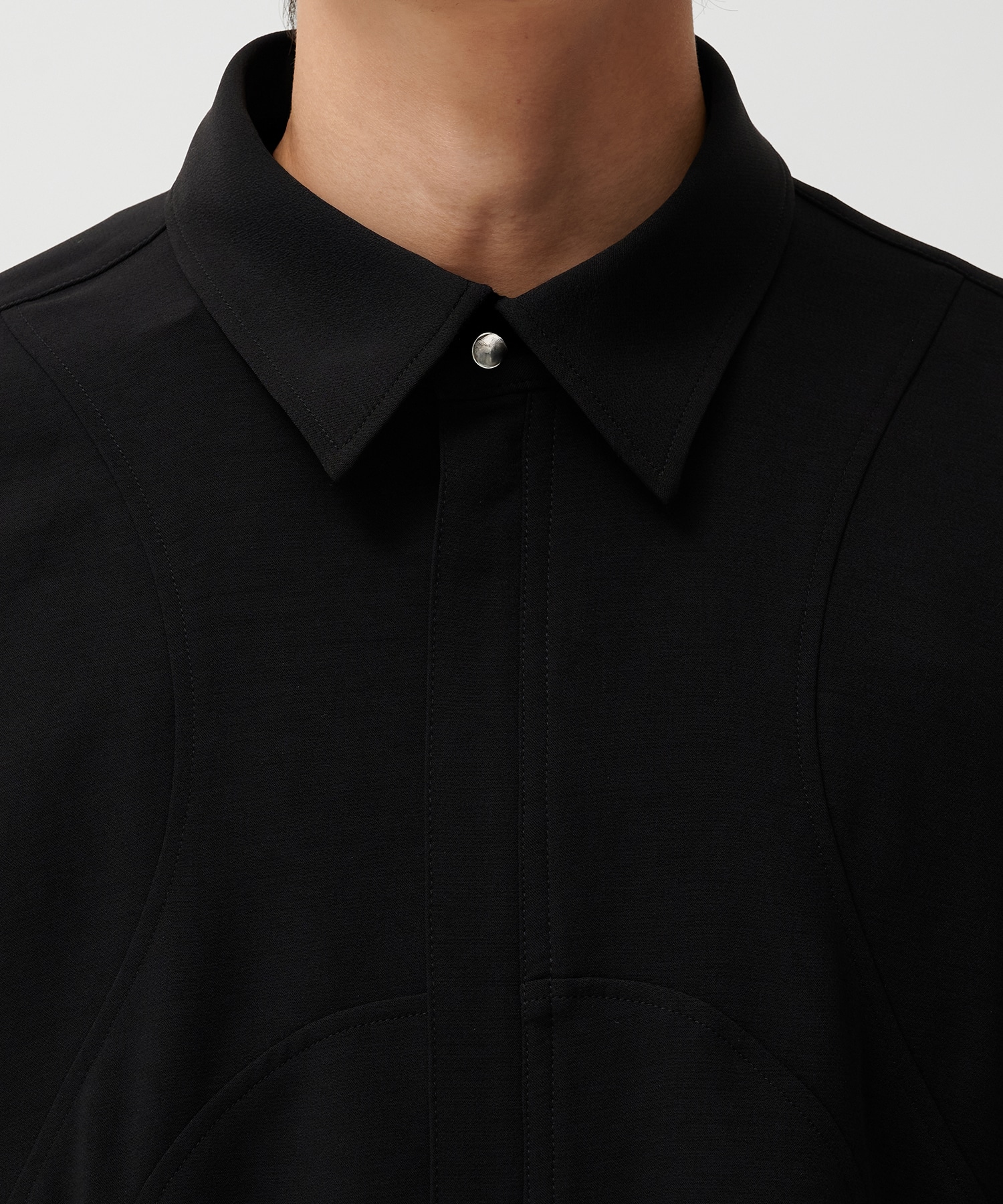PANEL OVER ZIP SS SHIRT CONZ