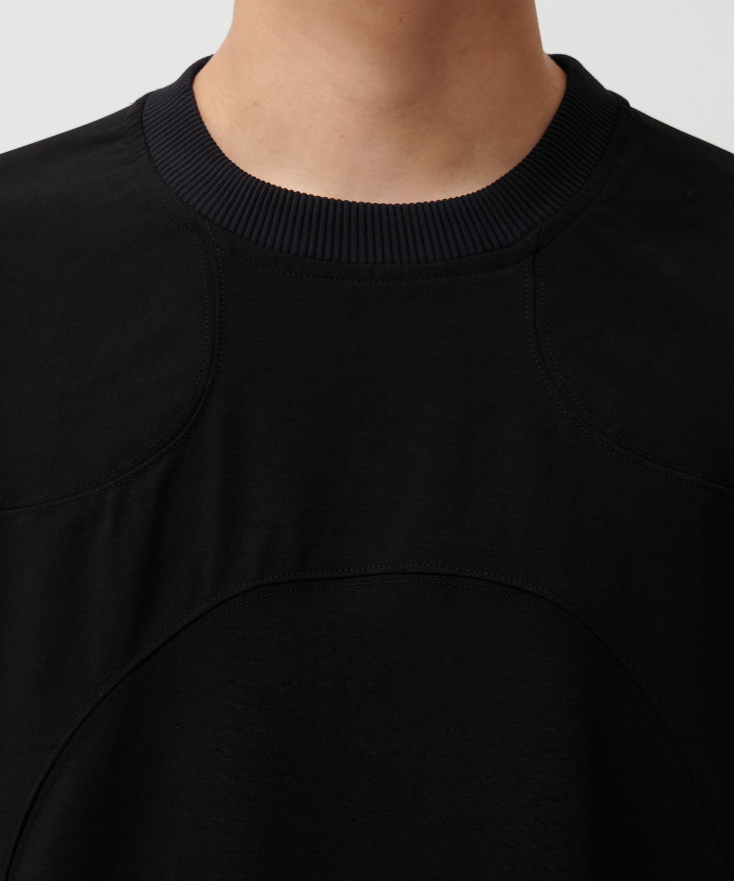 PANEL OVER CREW NECK TEE CONZ