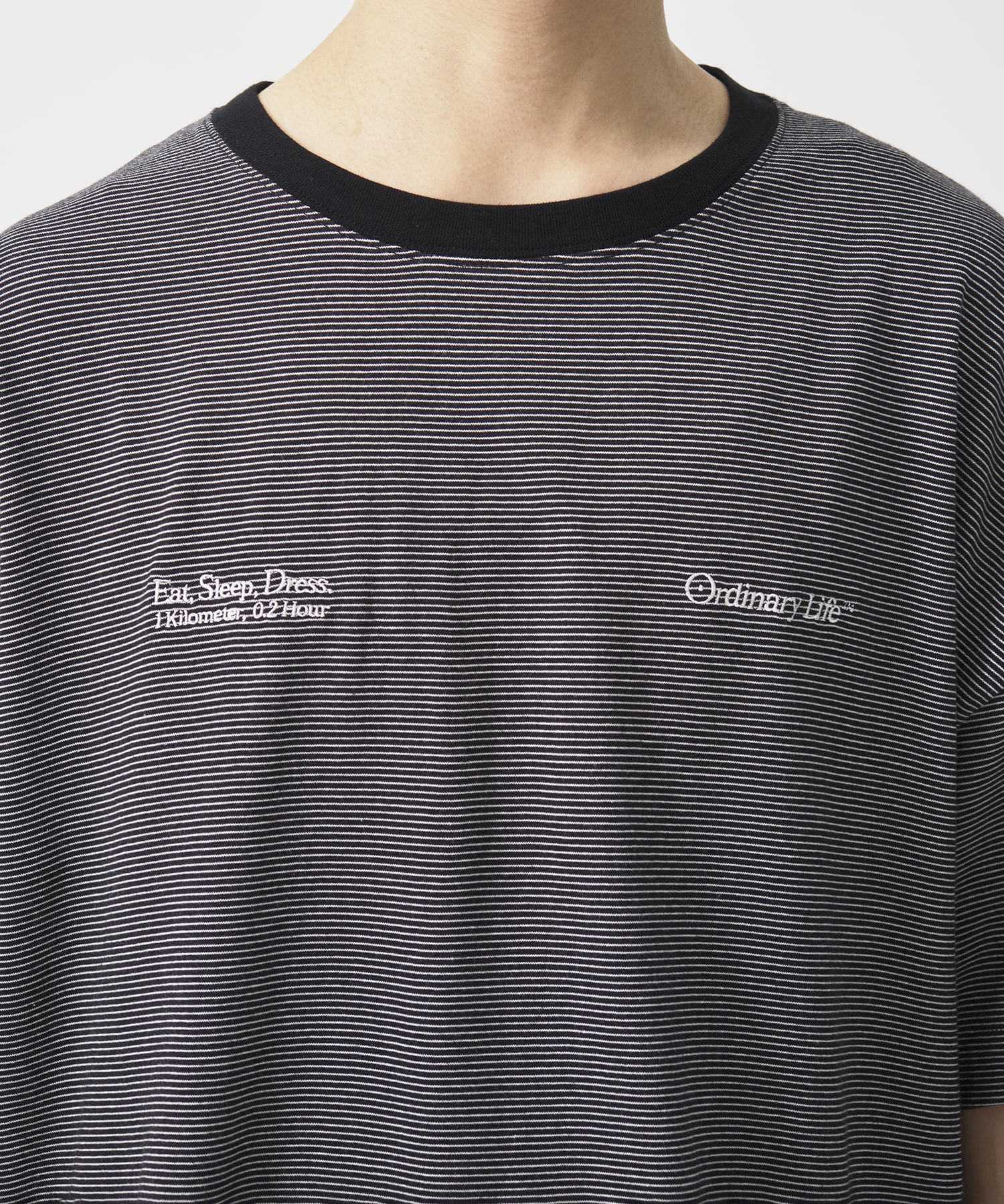 別注 ORDINARY FA TEE  BORDER SHINYAKOZUKA