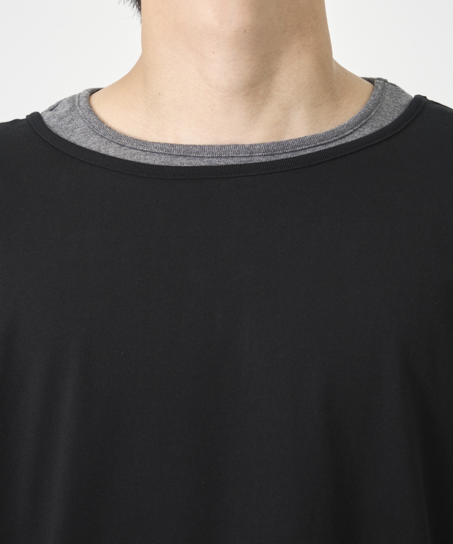 別注 LAYERD SHORT SLEEVE T-SHIRT NVRFRGT