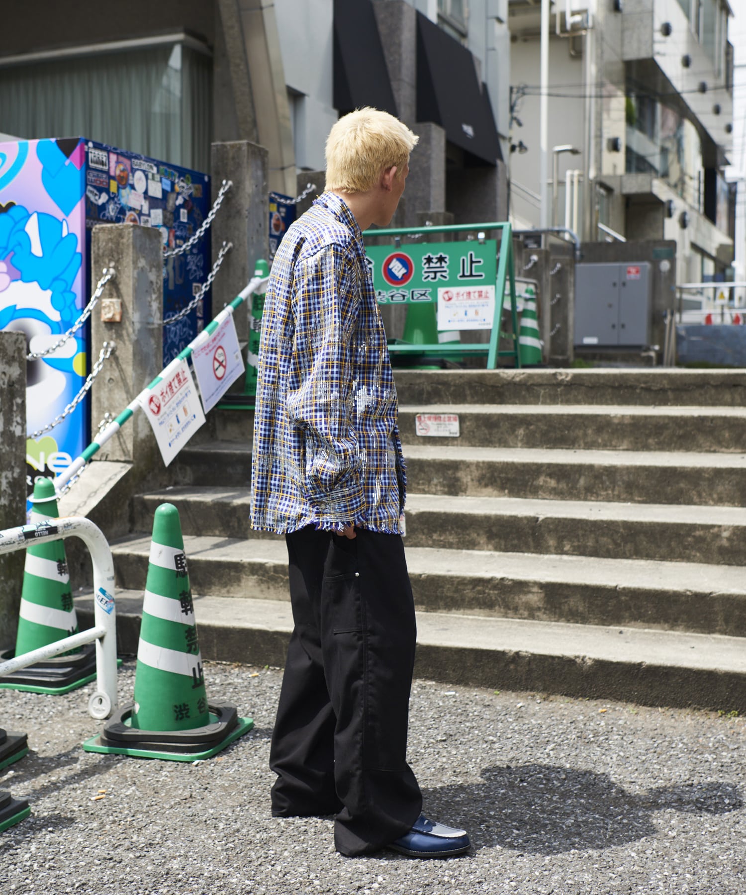パンツ Abyss Dyed Duck Double Knee PainterPants Abyss Dyed Duck Double Knee Painter Pants(L BLACK): COOTIE