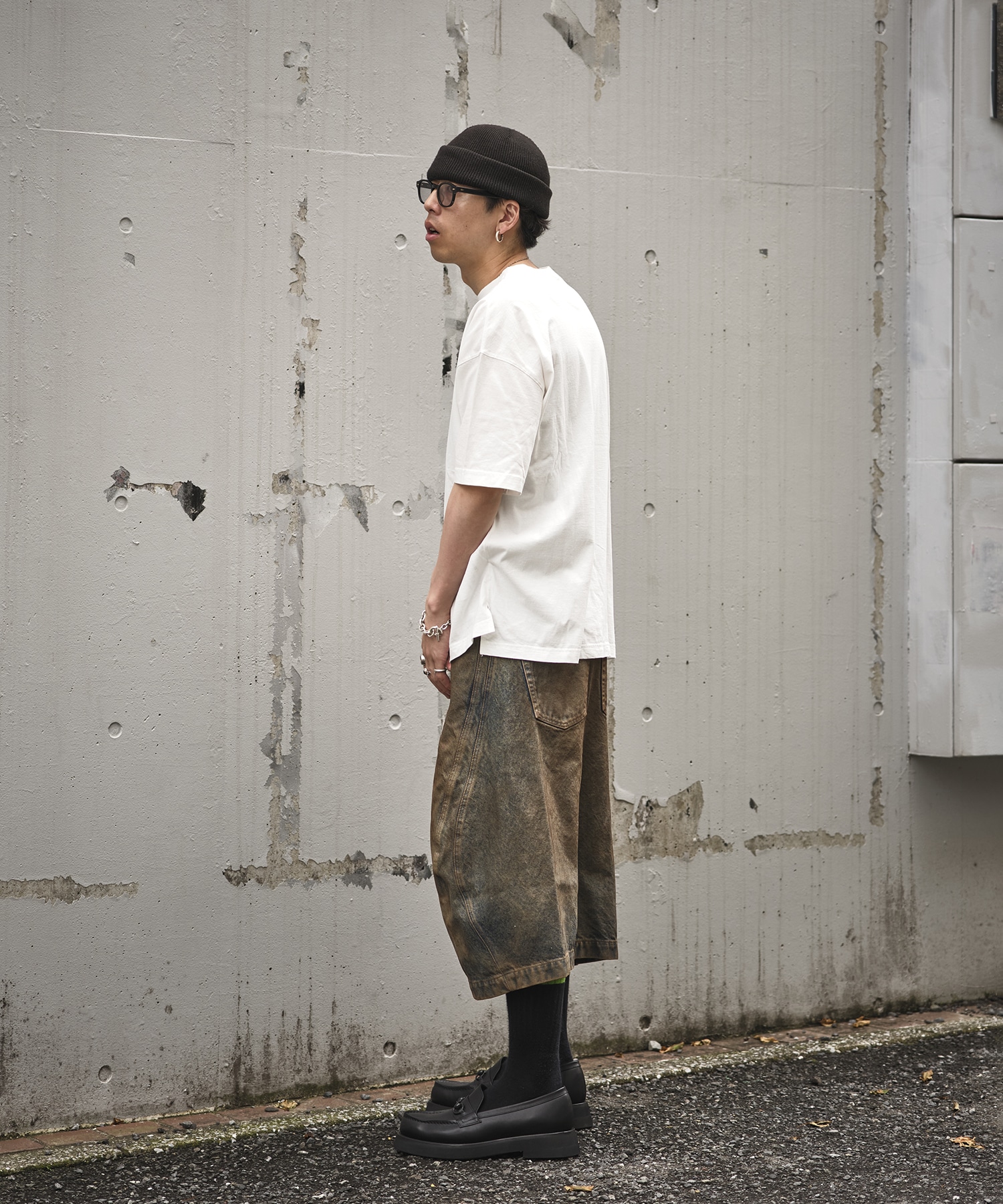 別注 3D TWISTED JORTS NVRFRGT