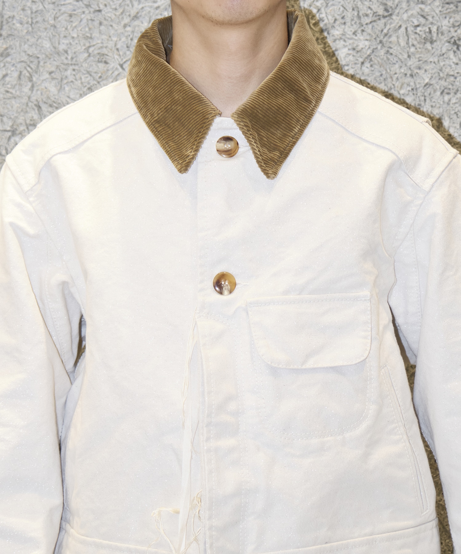 GLITTER CANVAS HUNTING JACKET Midorikawa