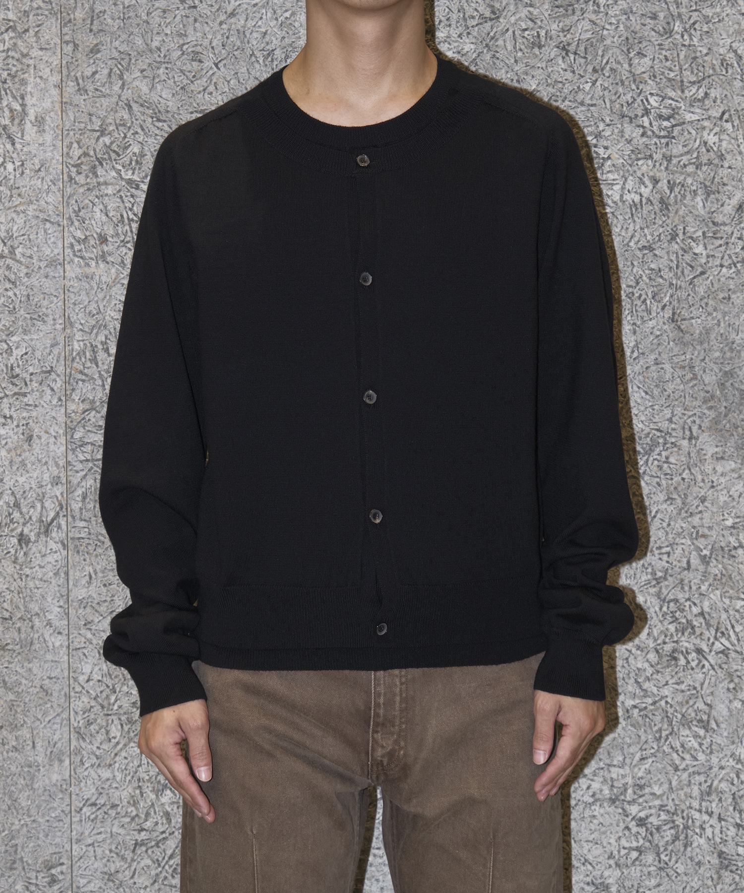 DOUBLE LAYERD SWEATER NVRFRGT