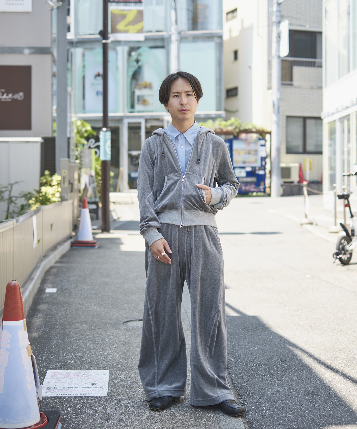 VELOUR 3D TWISTED LOUNGE PANTS NVRFRGT