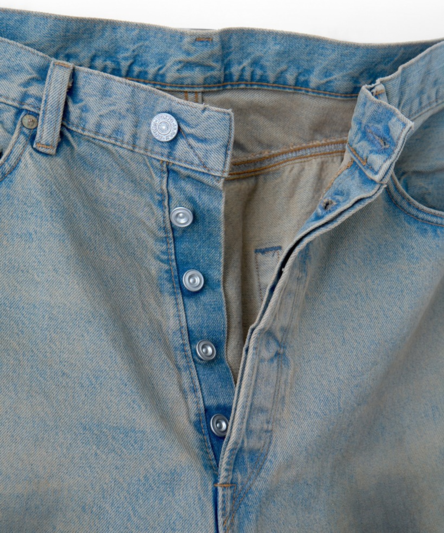 FRESH MAN DENIM WIDE PANTS by EDWIN USED refomed