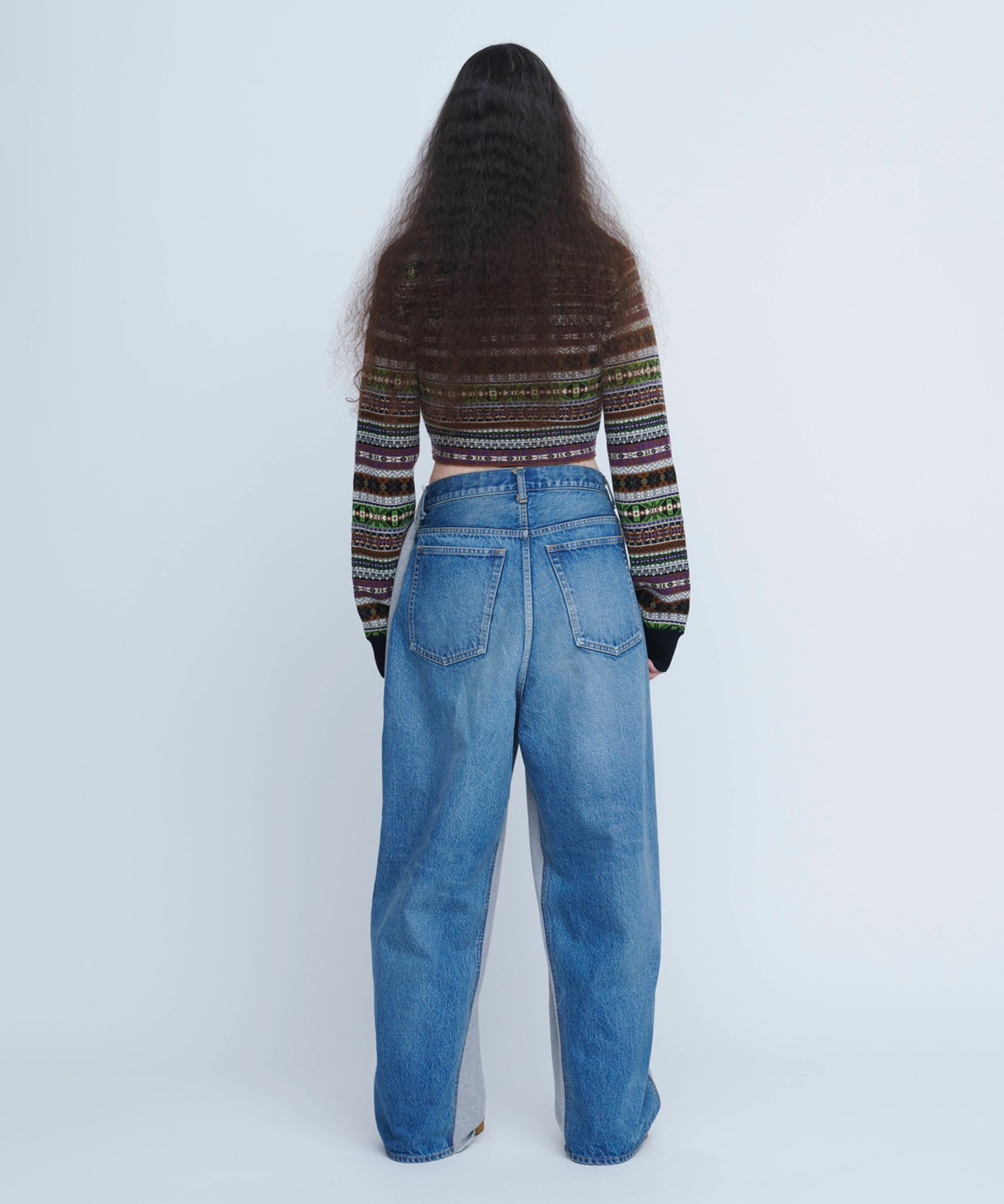 Hybride Sweat Denim Pants INSCRIRE