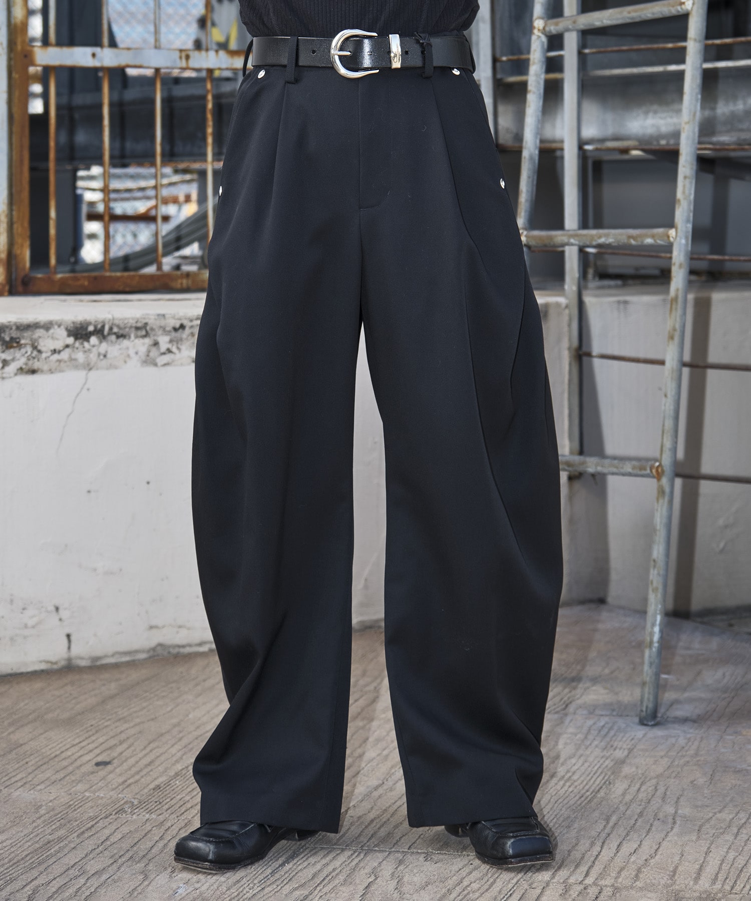 CURVE LEG TROUSERS GABA CONZ