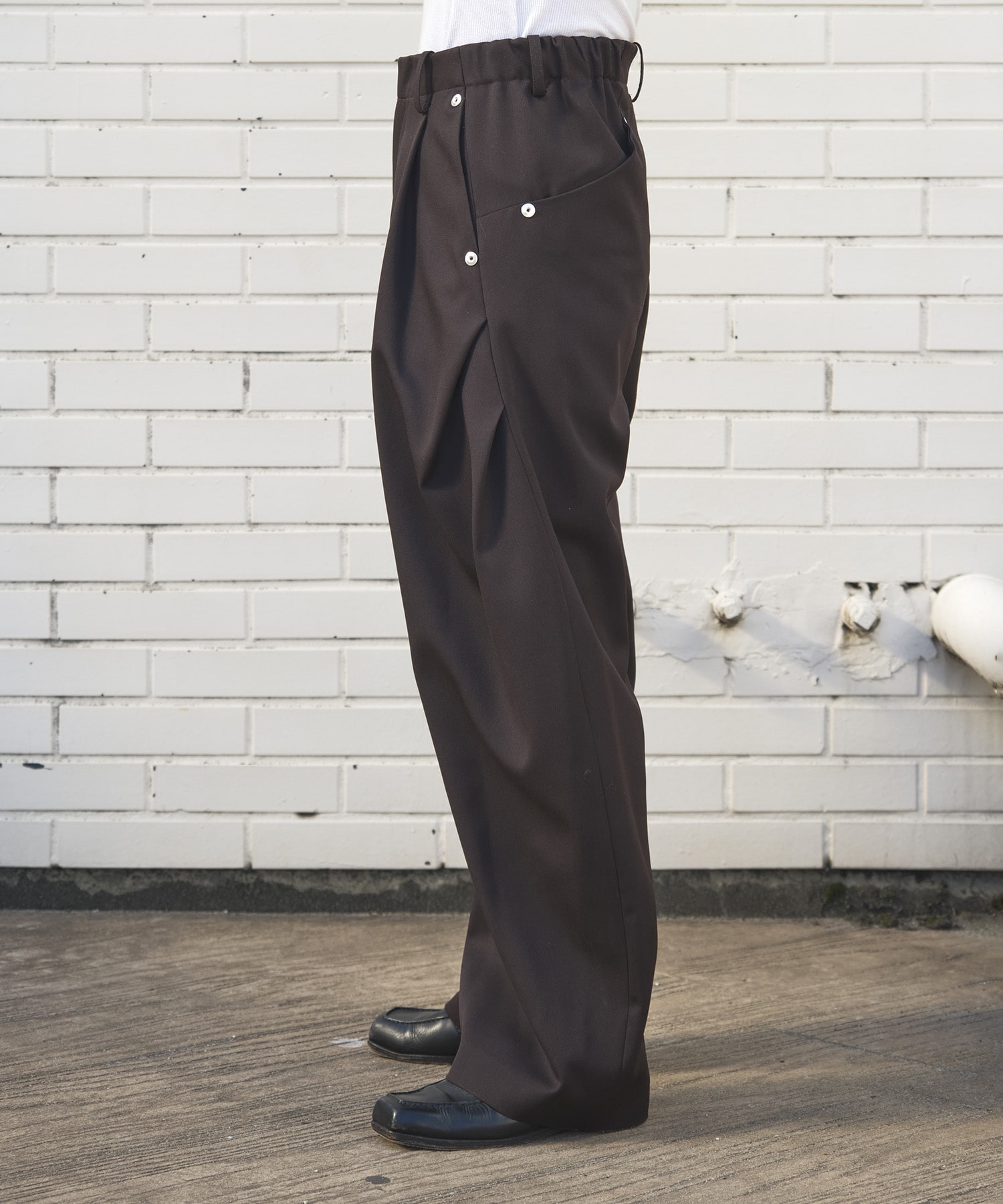 CURVE LEG TROUSERS GABA CONZ