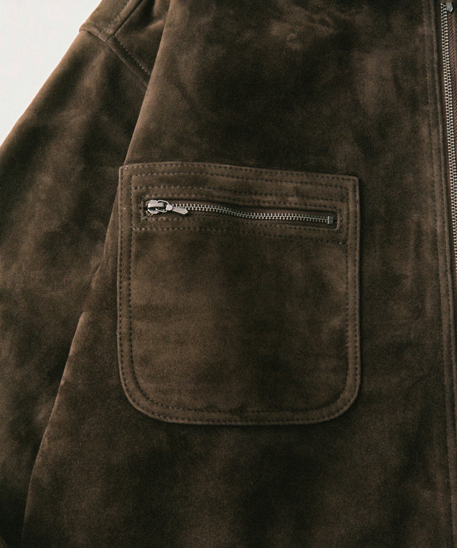 LEATHER SHIRT JACKET SUEDE The DUFFER N NEPHEWS