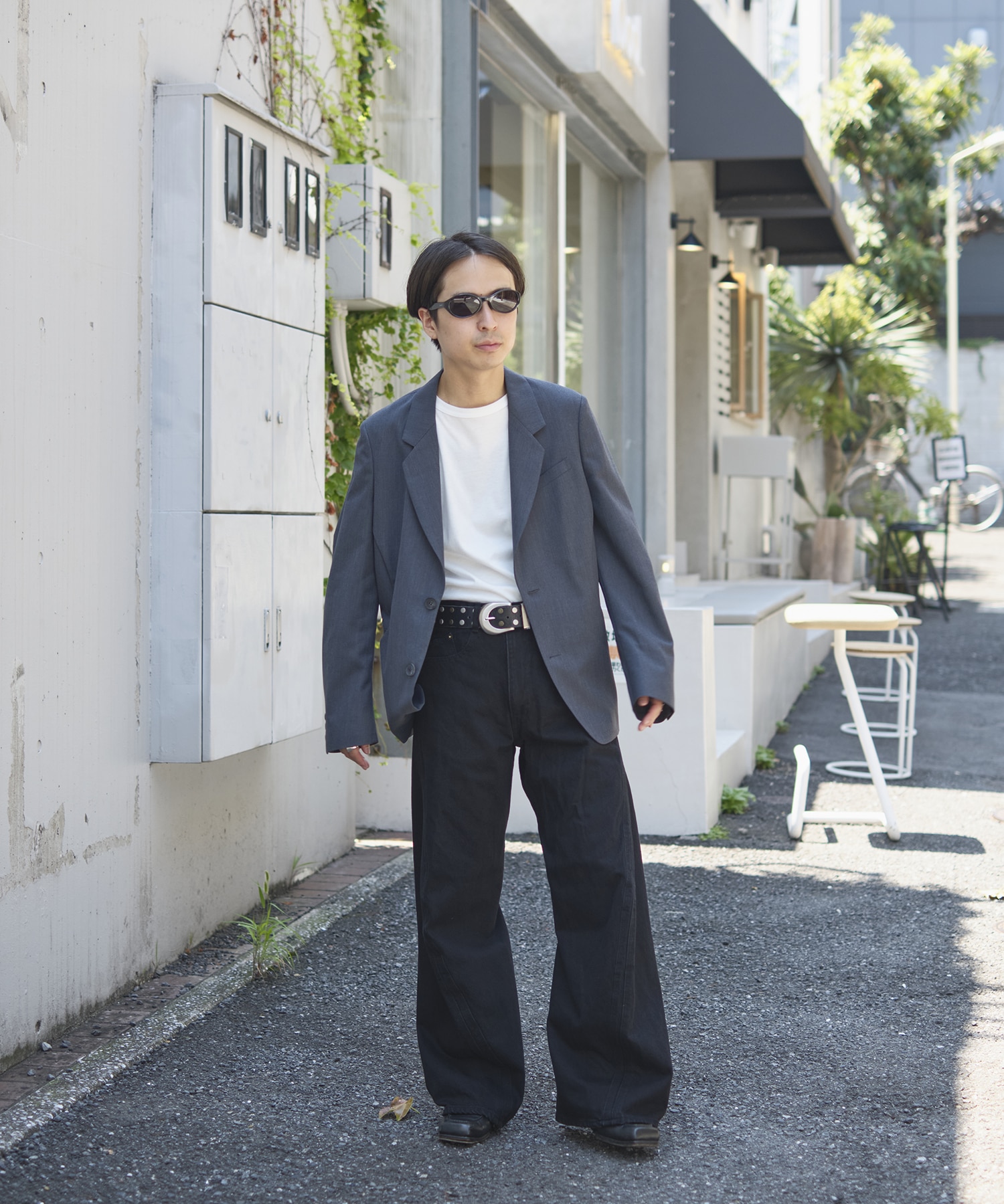 SINGLE-BREASTED BLAZER NVRFRGT