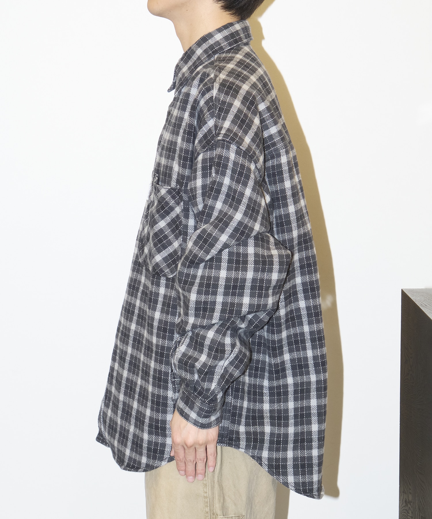 AD Processing Heavy Flannel Check L/S Shirt COOTIE PRODUCTIONS