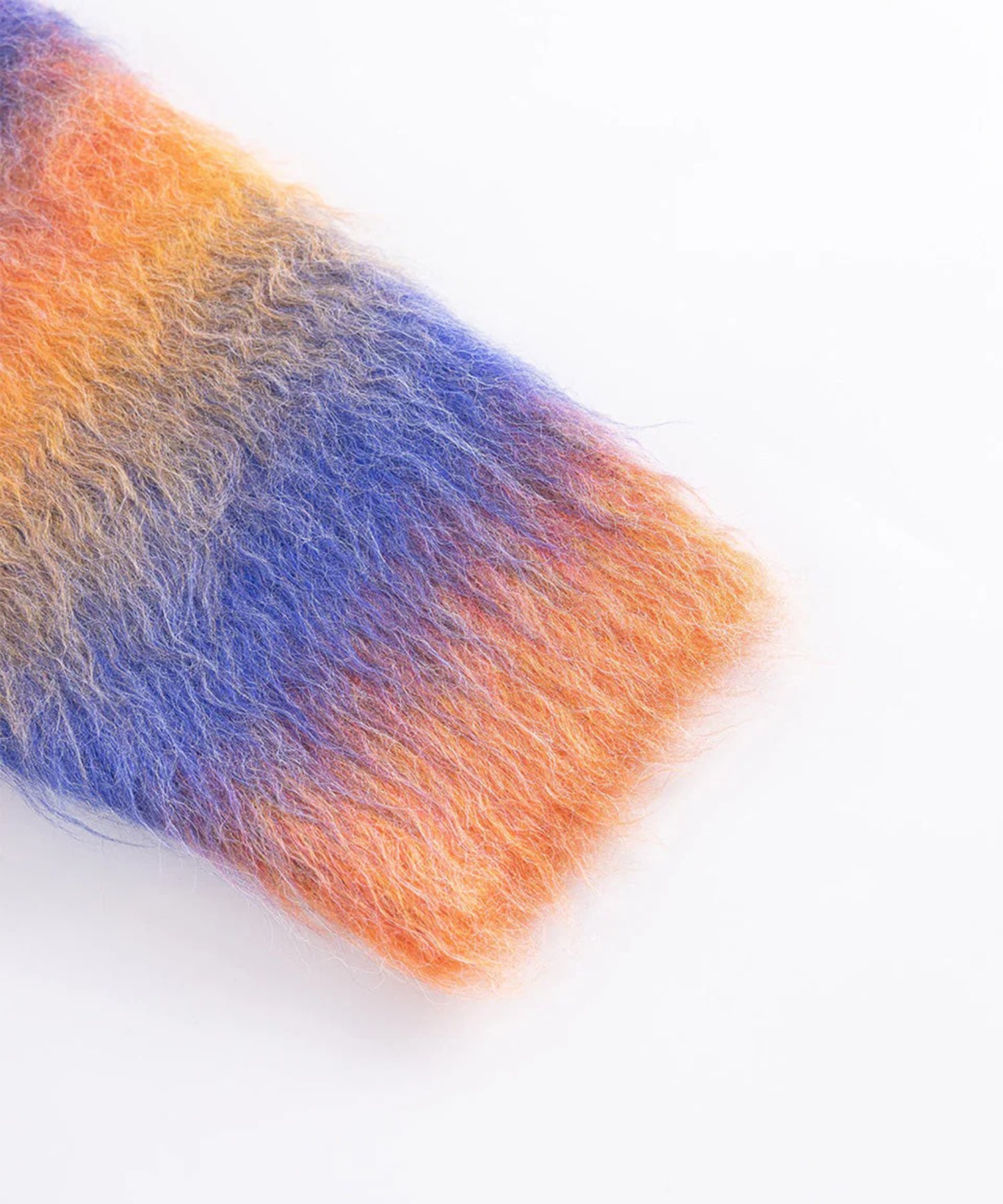 Gradation Mohair Zip Knit WOKE EDGE