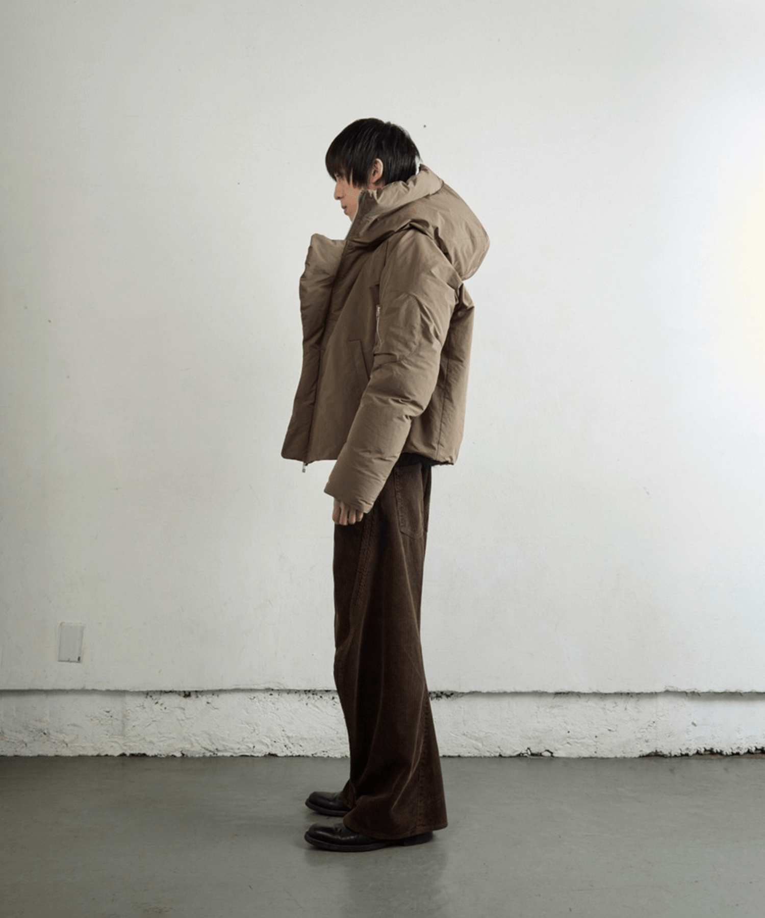HOODED PUFFER JACKET NVRFRGT