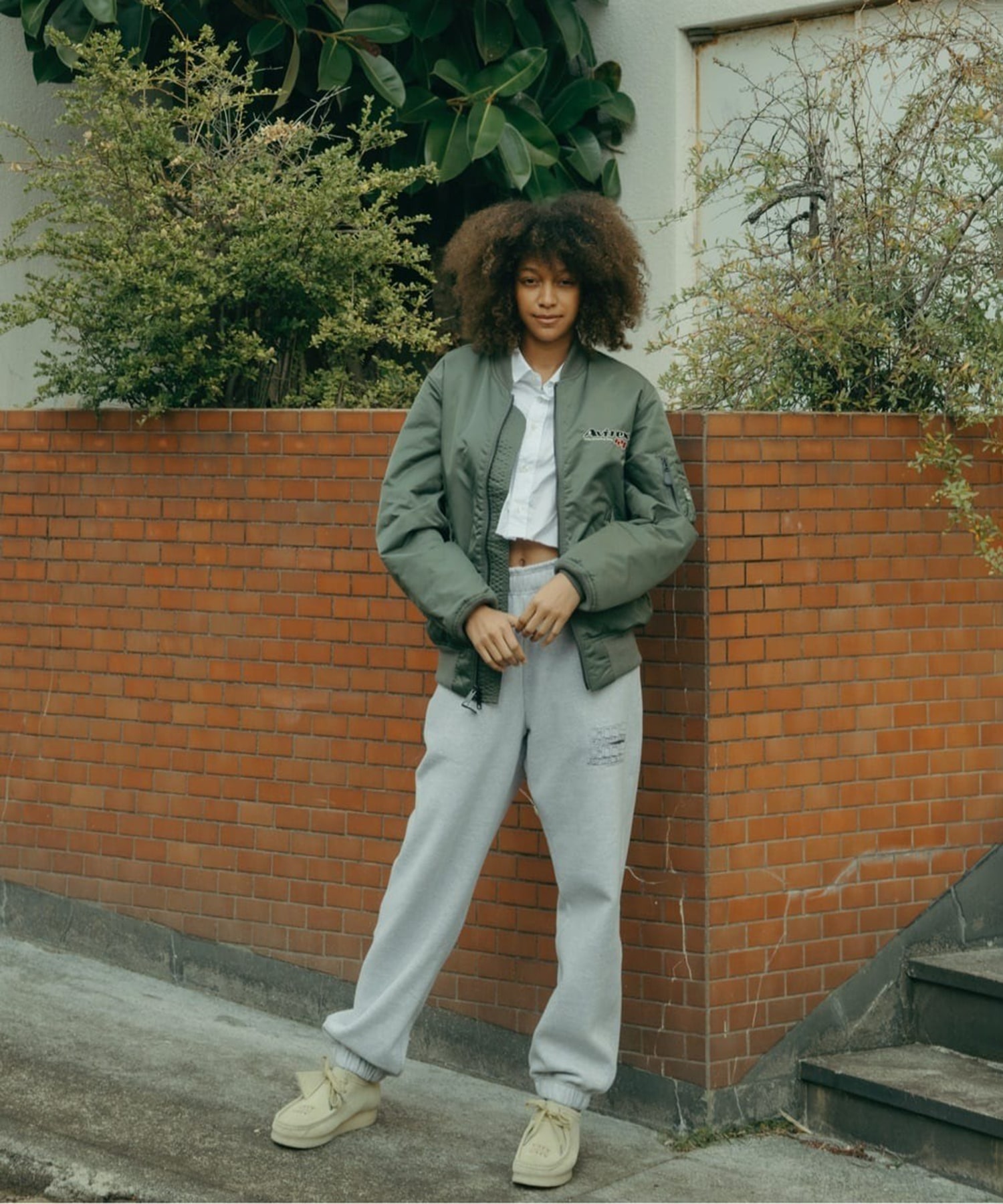 CITY COUNTRY CITY×AVIREX APPLIQUE LOGO MA-1 CITY COUNTRY CITY