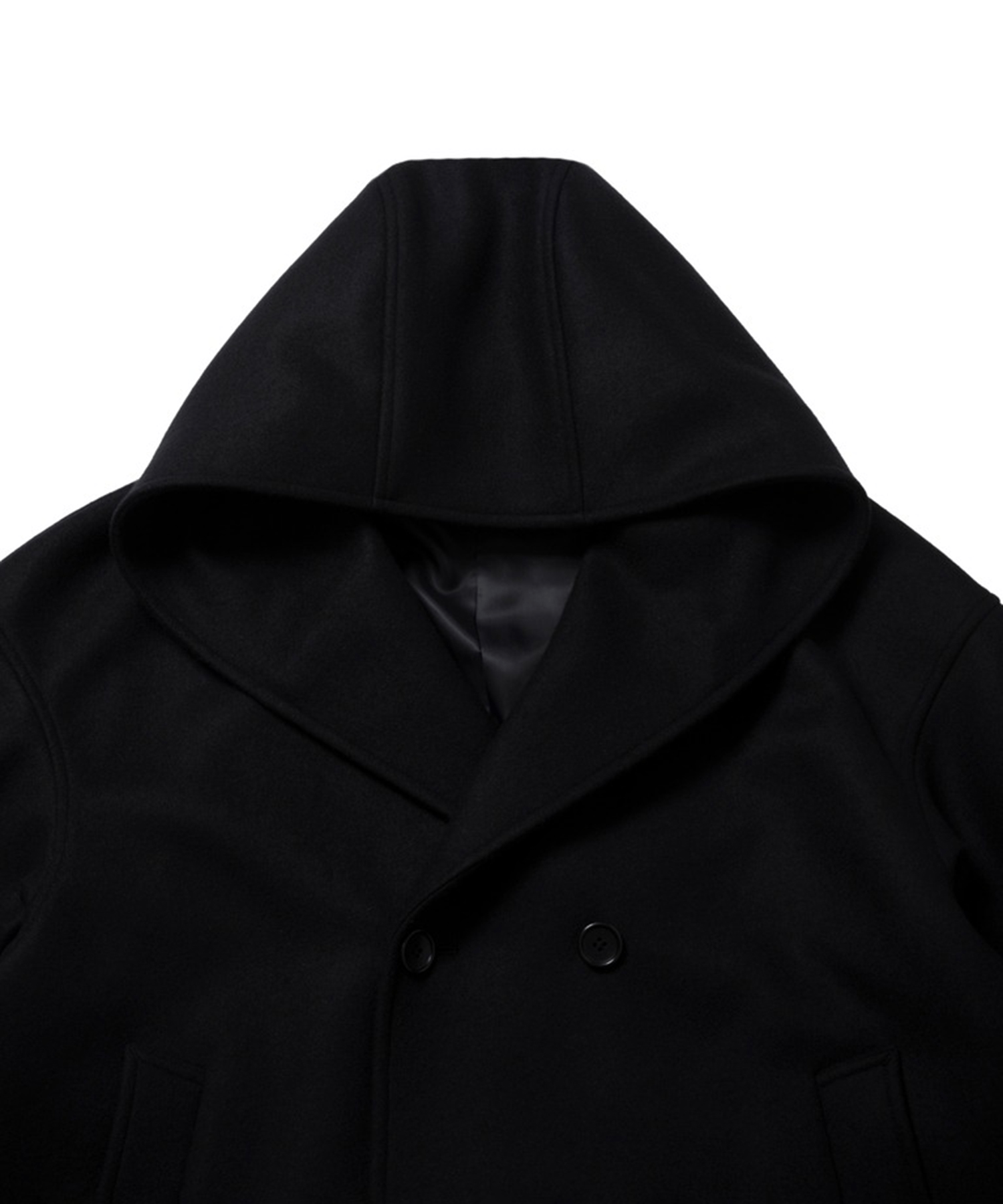 Wool Melton Double Breasted Jedi Coat COOTIE PRODUCTIONS