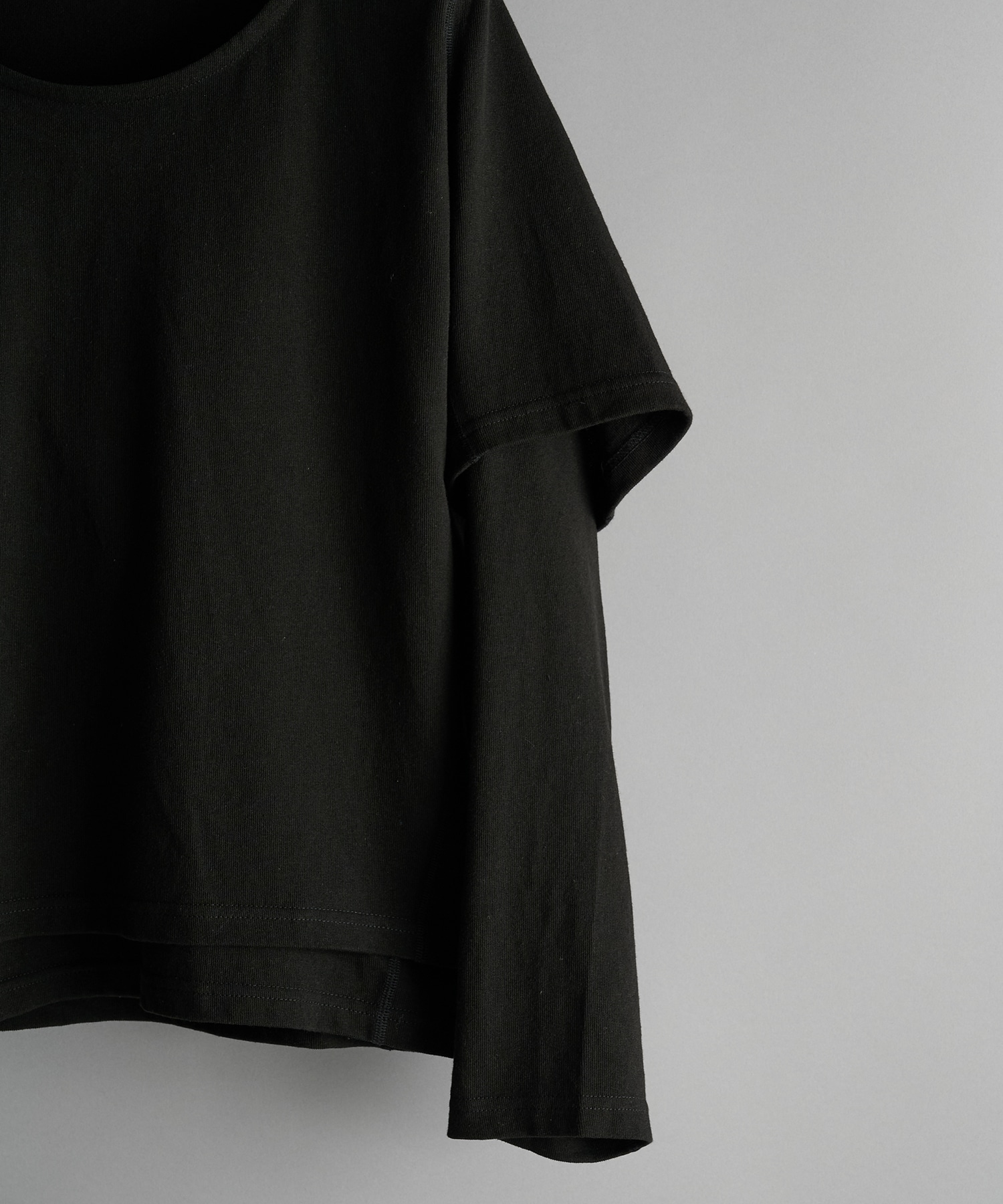 One Side Half Long Sleeve T-Shirts Cotton  OPPOSE DUALITY