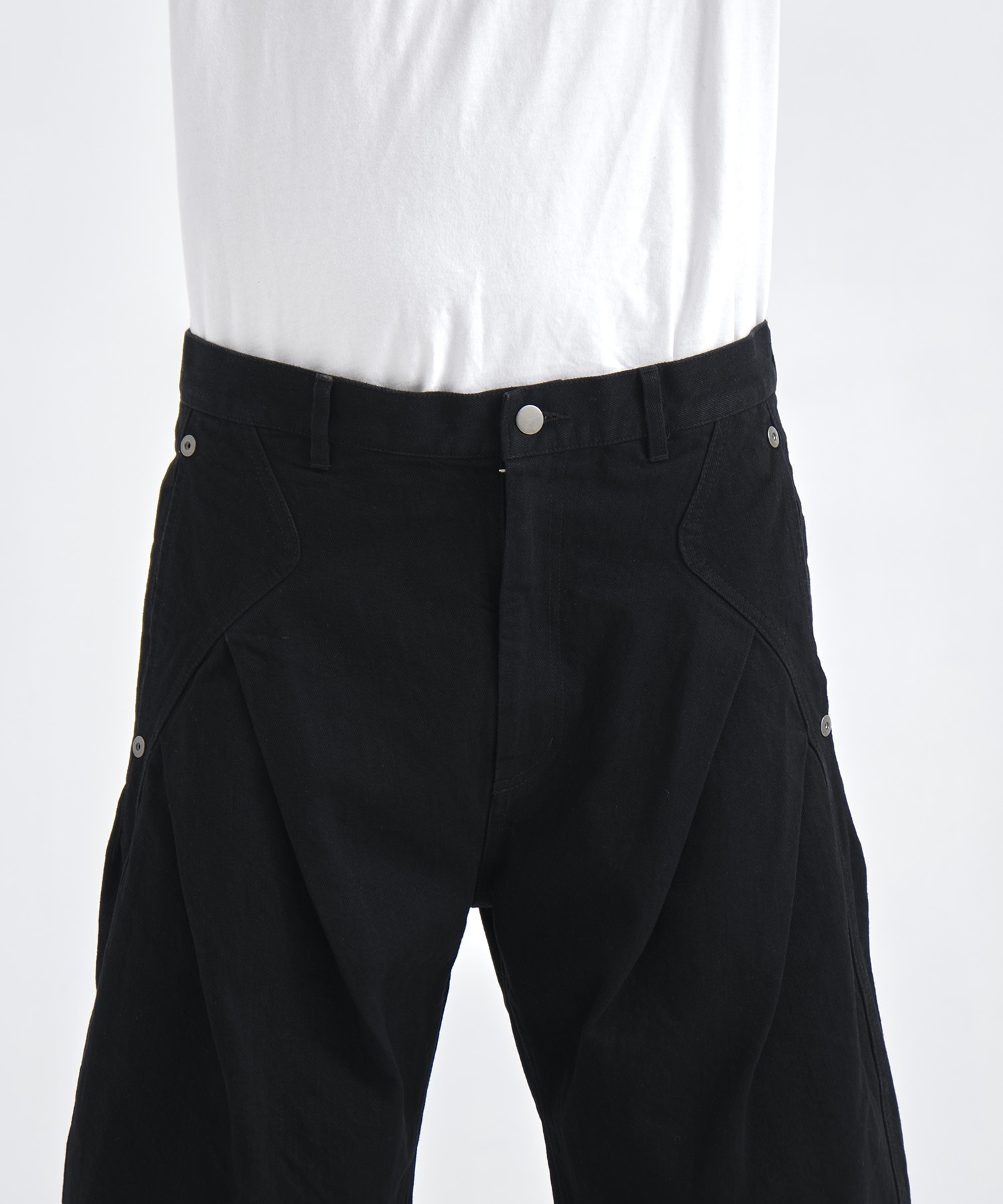 all black curve denim CONZ