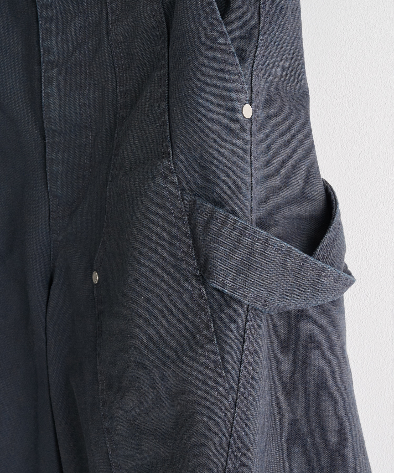 CURVED LEG DOUBLE KNEE WORK SHORT PANTS NVRFRGT