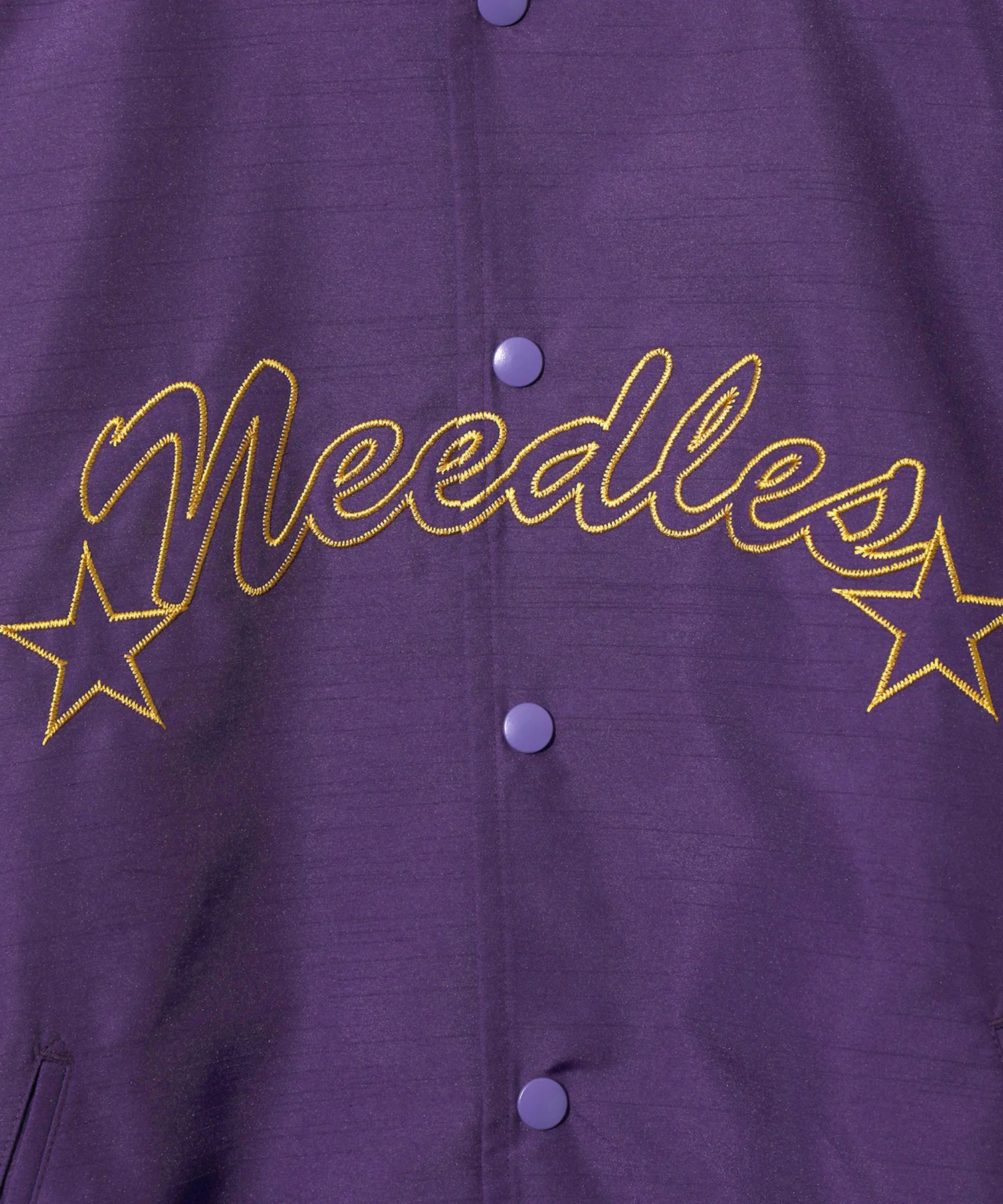 Stadium Jacket Poly Shantung Needles