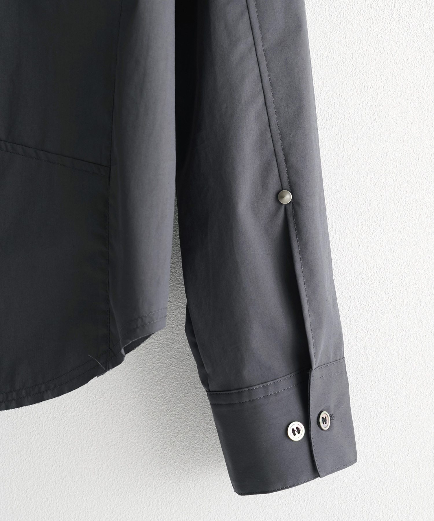 fitted zip up shirt CONZ