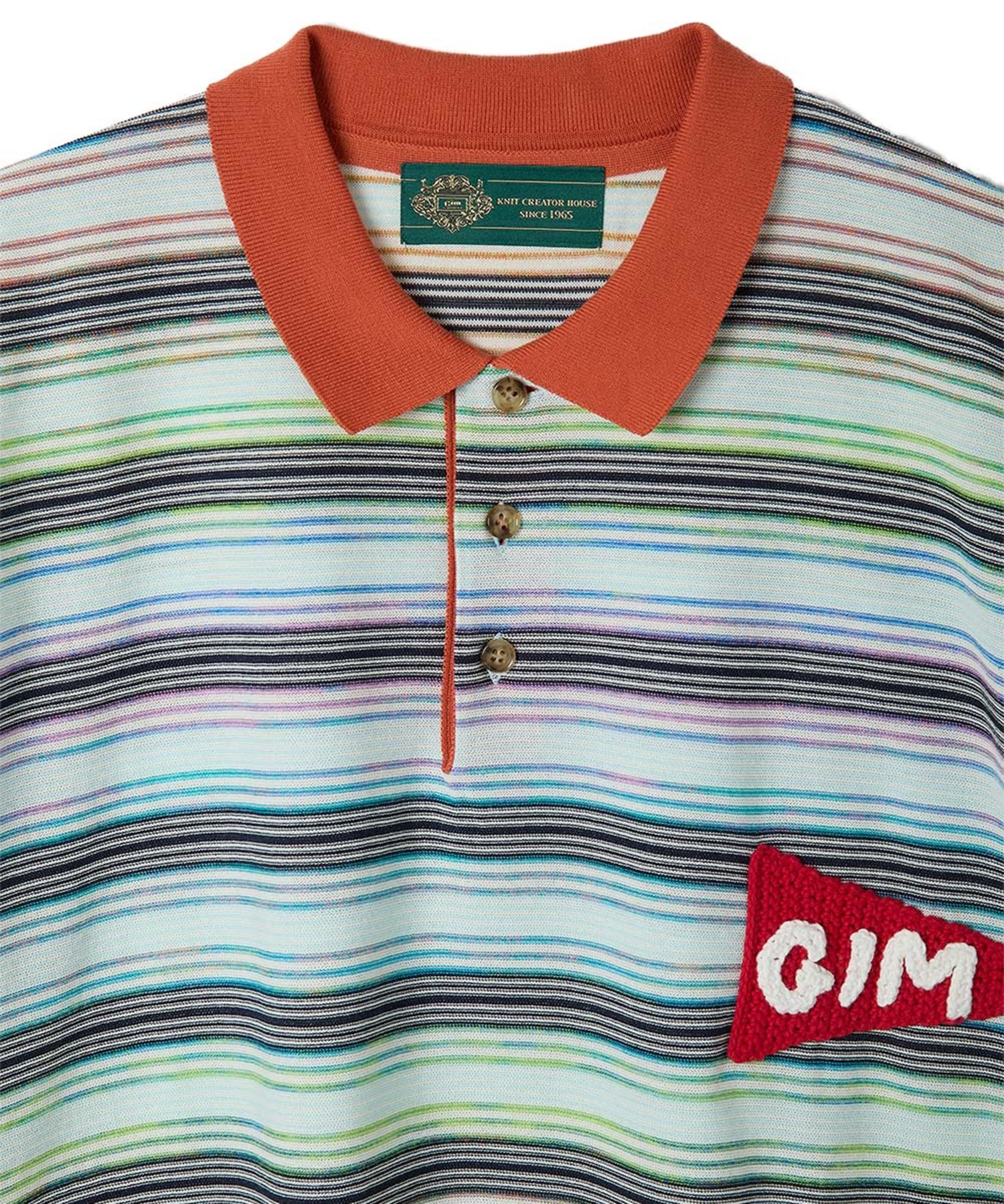 Border Knit Polo gim context