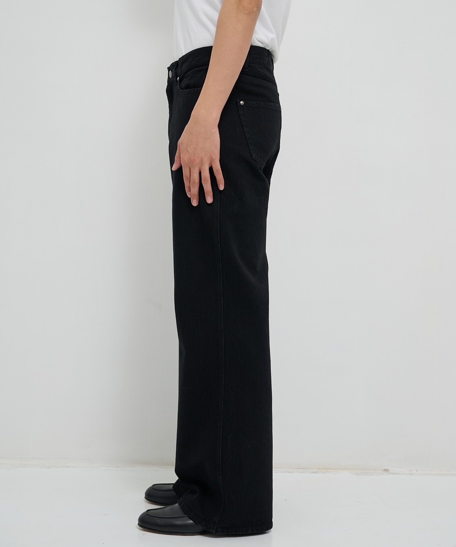 straight leg jeans black black CONZ