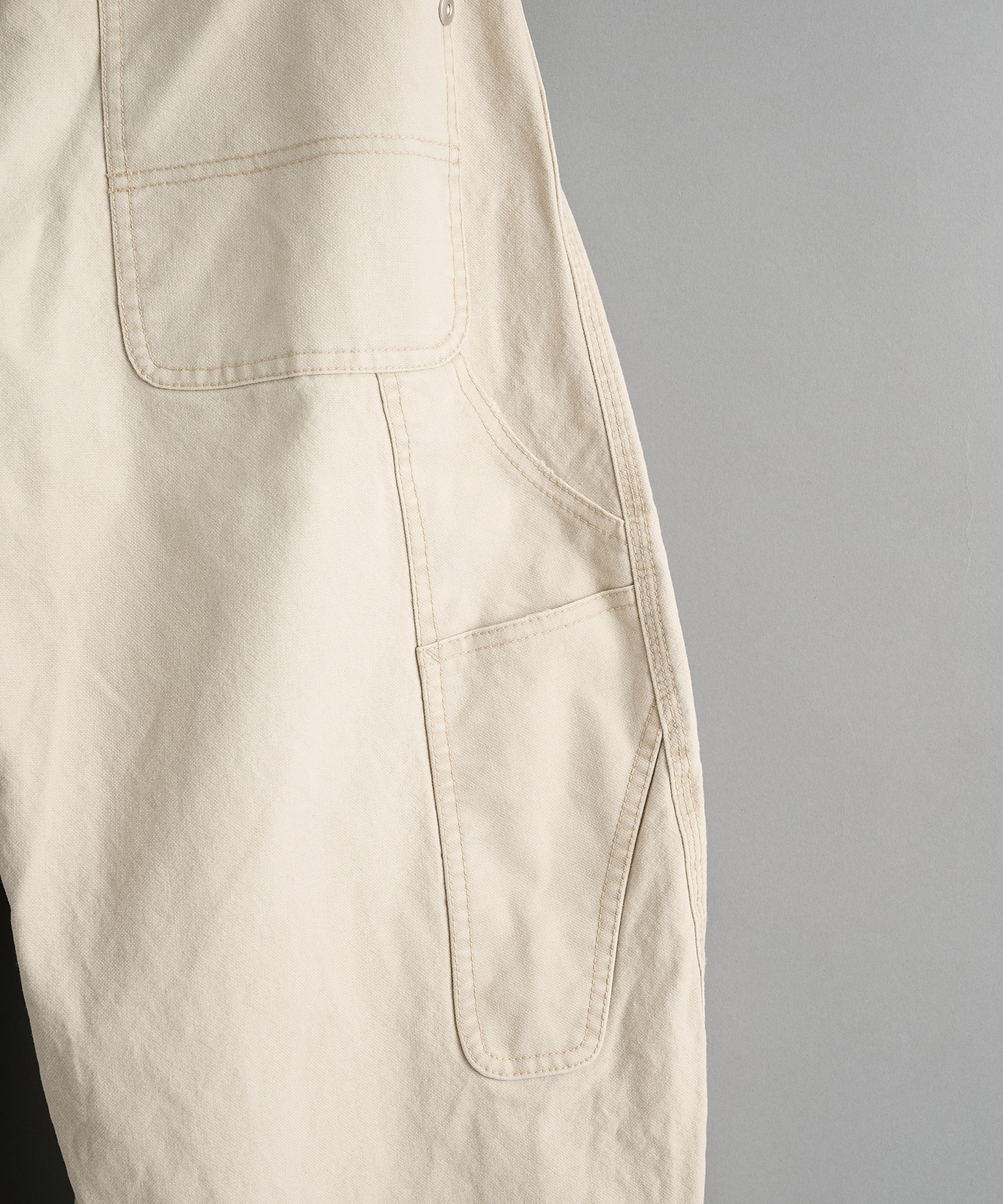 duck double knee curved leg pants CONZ