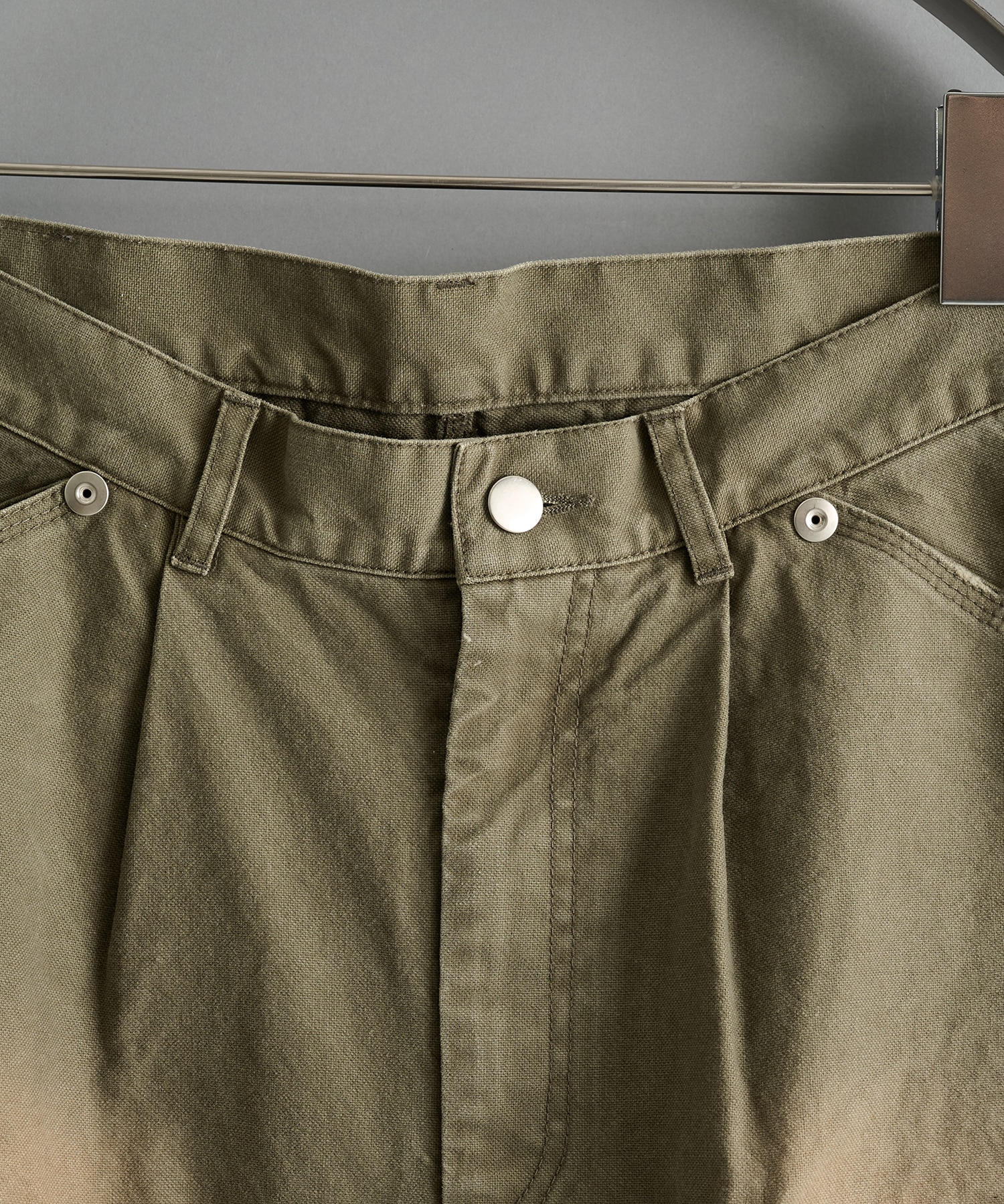 duck double knee curved leg pants CONZ
