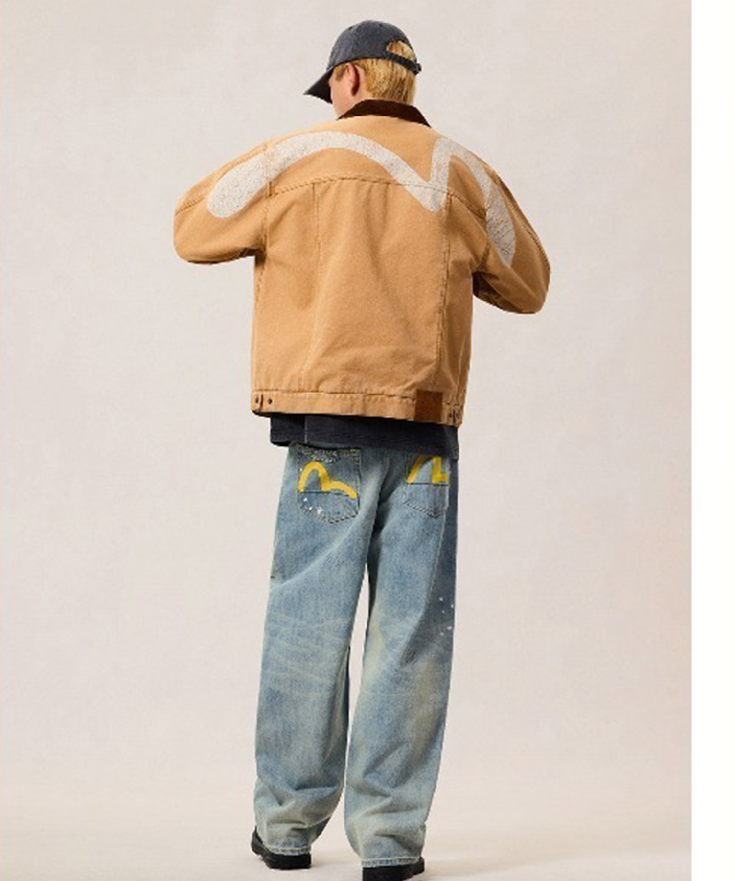 EJ 5P DISTRESSED JEANS EVISU