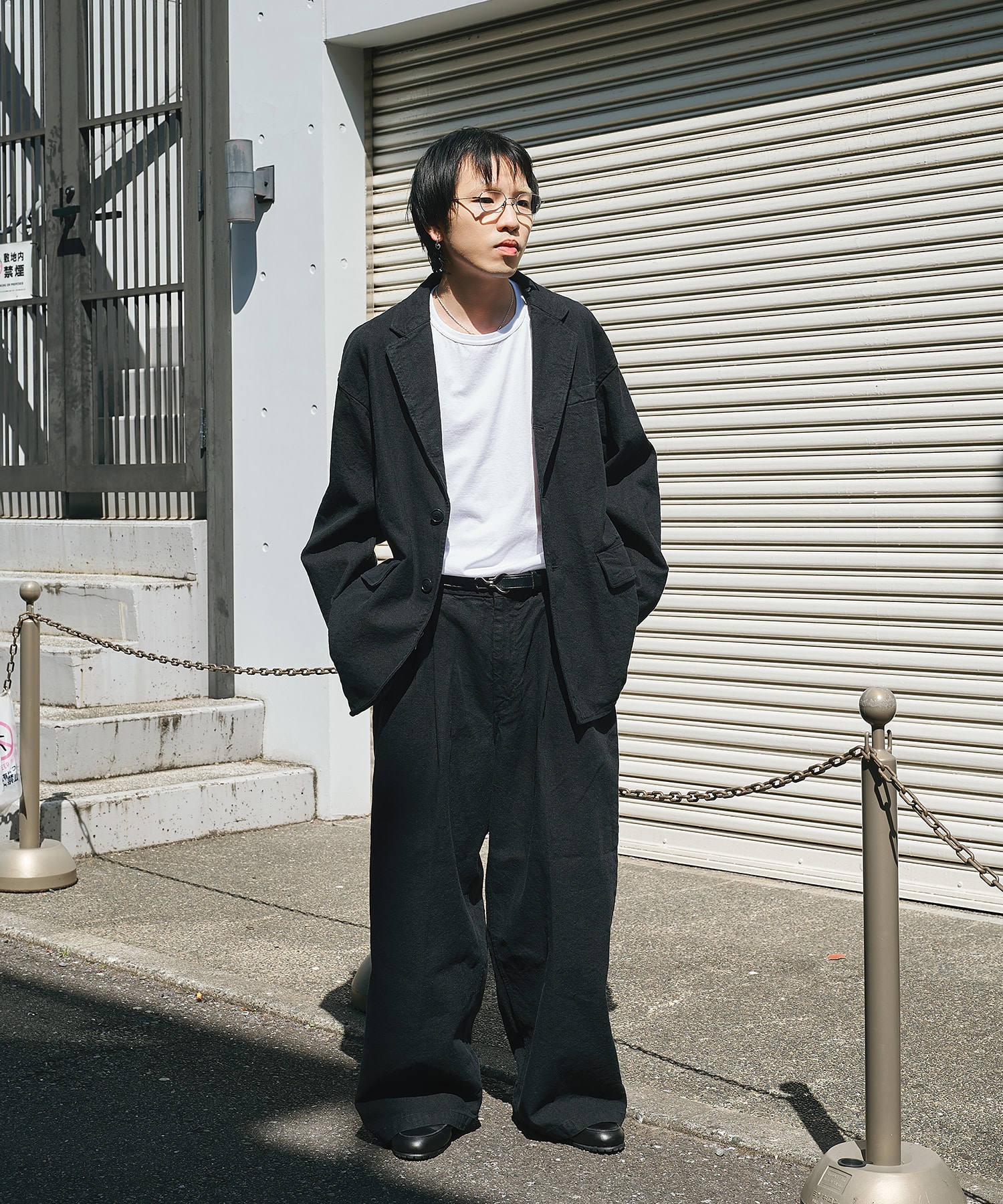 C/Li Canvas 2 Tuck Trousers COOTIE PRODUCTIONS