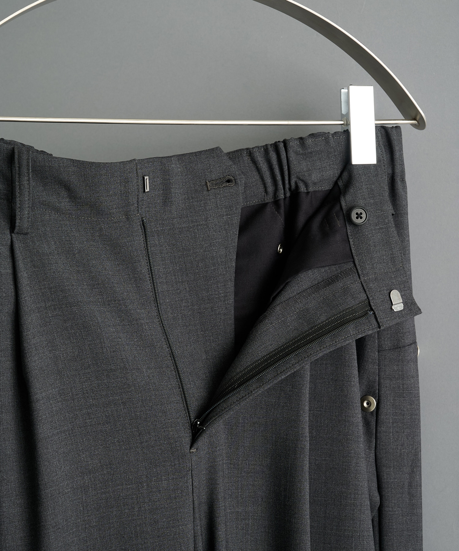 summer carve leg trousers super 110 CONZ