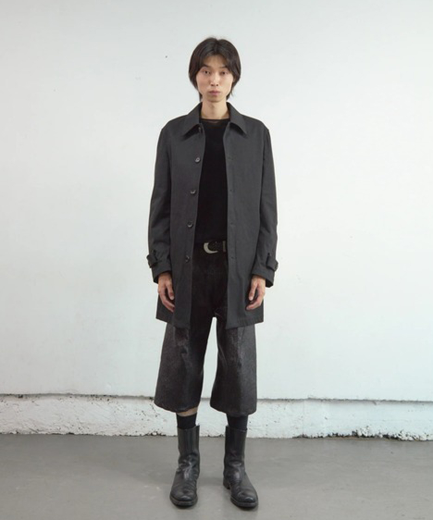 GLITTER TWILL 3D TWISTED JORTS NVRFRGT