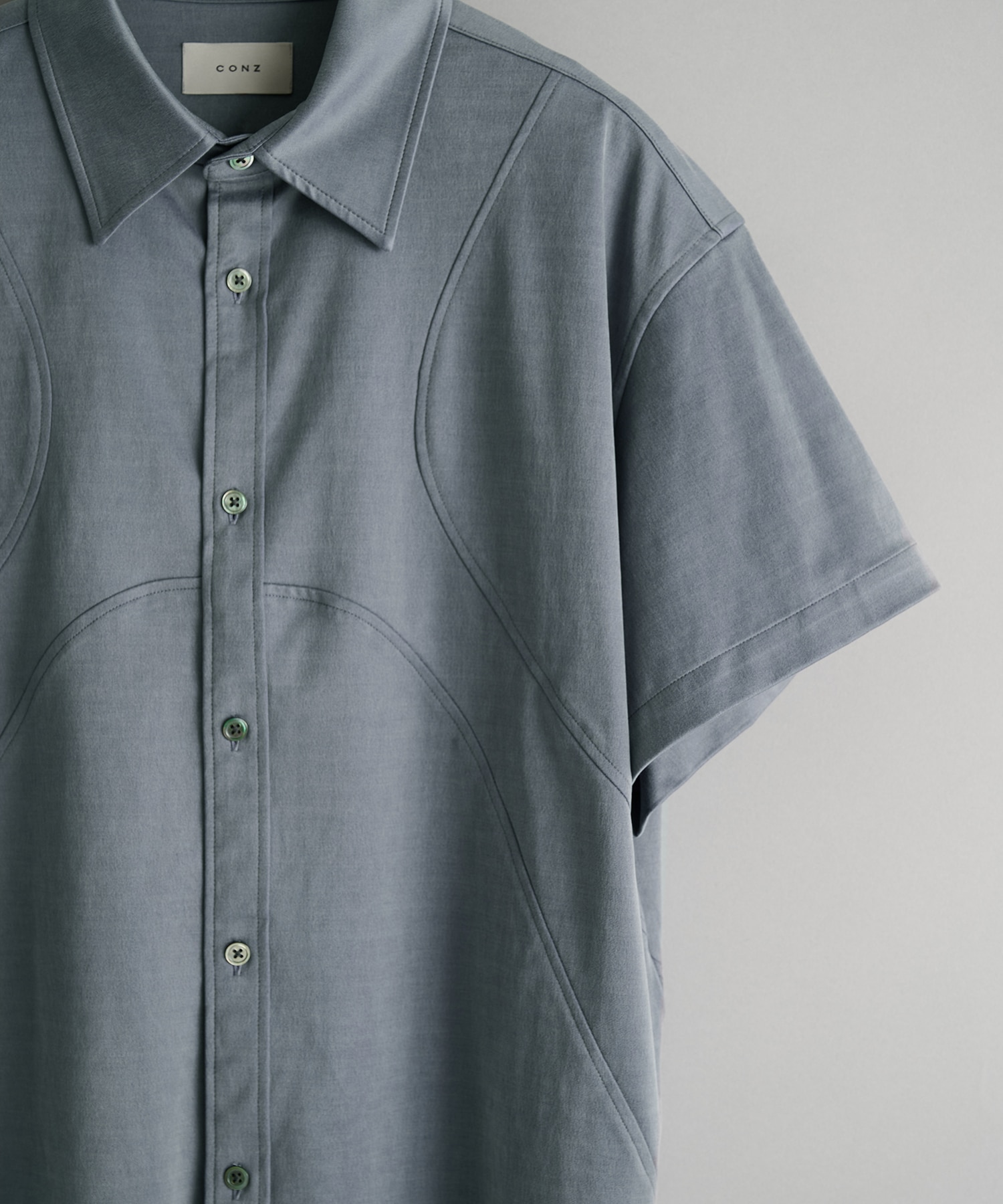 panel short sleeve shirt CONZ