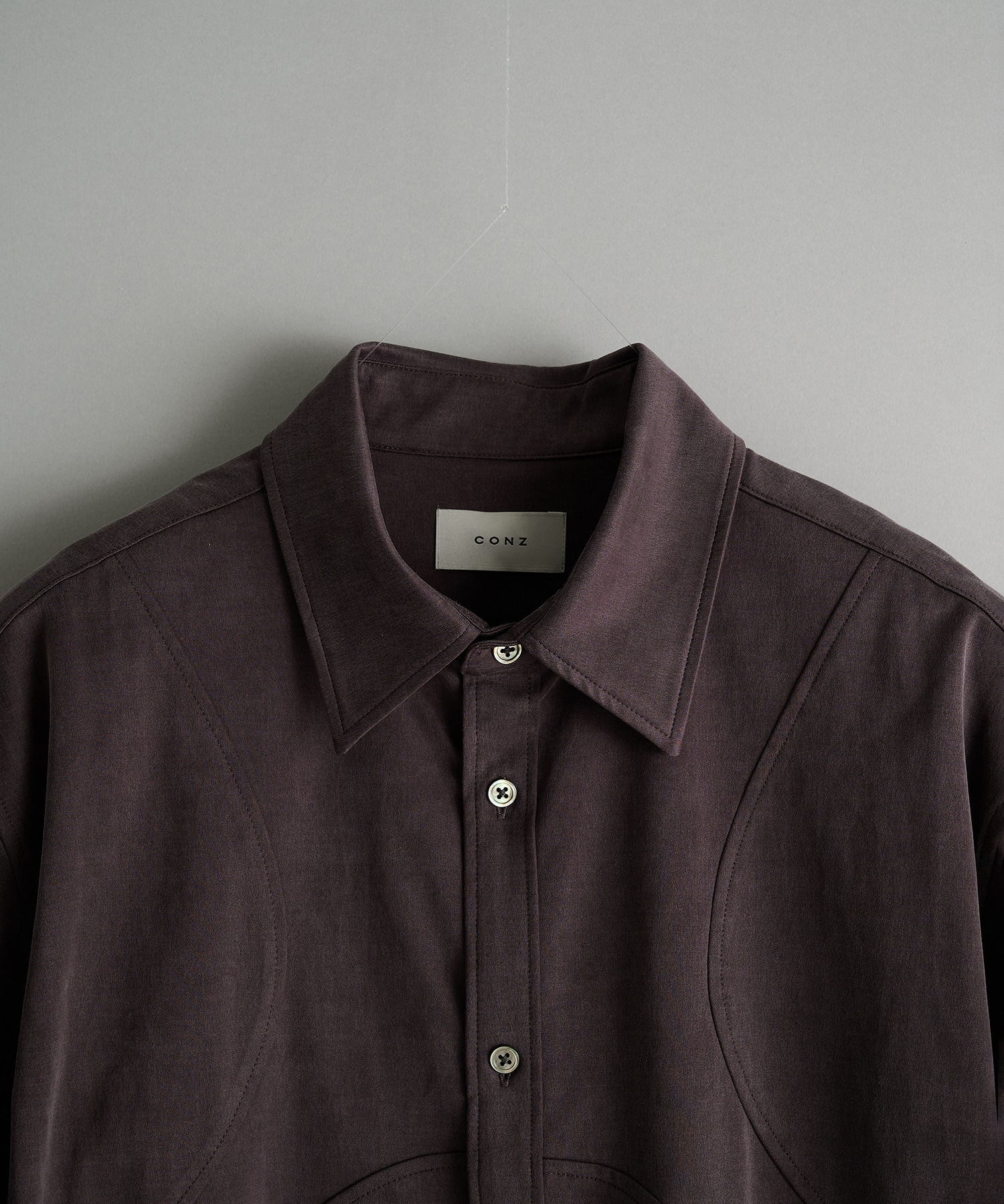 panel short sleeve shirt CONZ