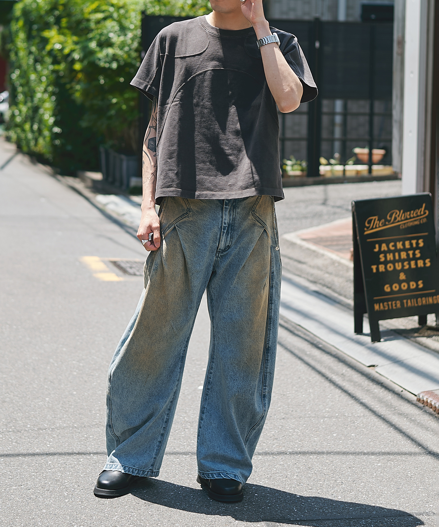 panel short sleeve tee CONZ