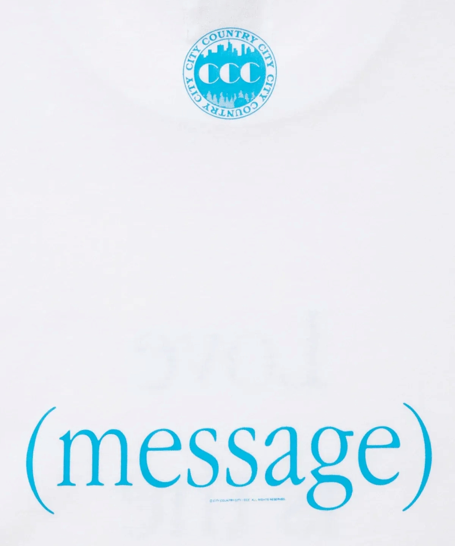 COTTON T SHIRT KOTOZUKE CITY COUNTRY CITY