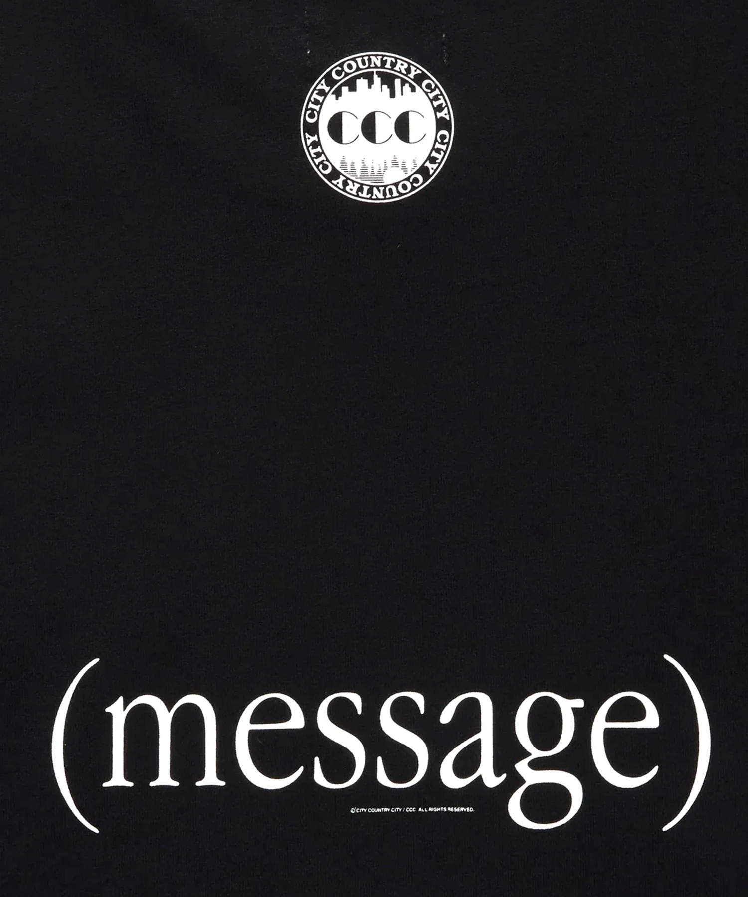 COTTON T SHIRT KOTOZUKE CITY COUNTRY CITY