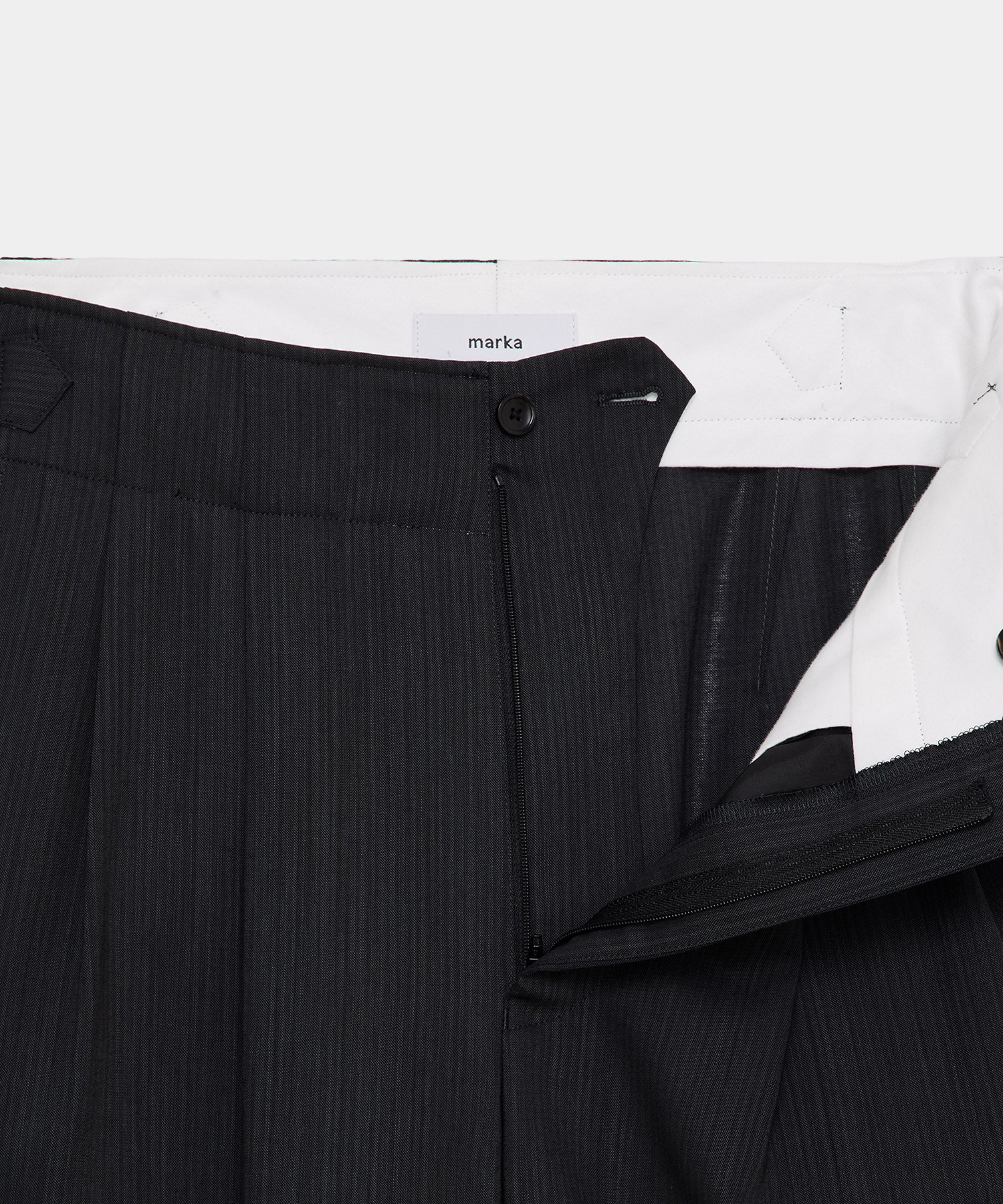 TWO TUCK MILITARY TROUSERS MARKAWARE/marka