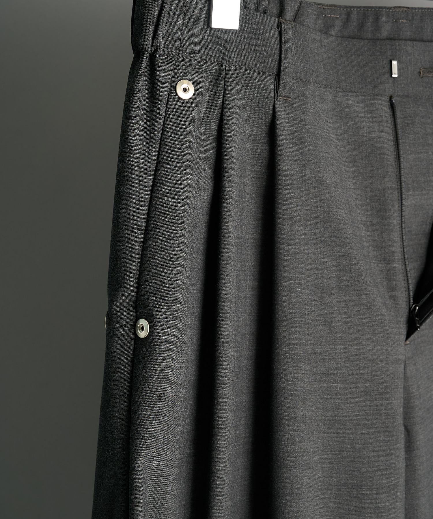 double pleated wide leg trousers CONZ