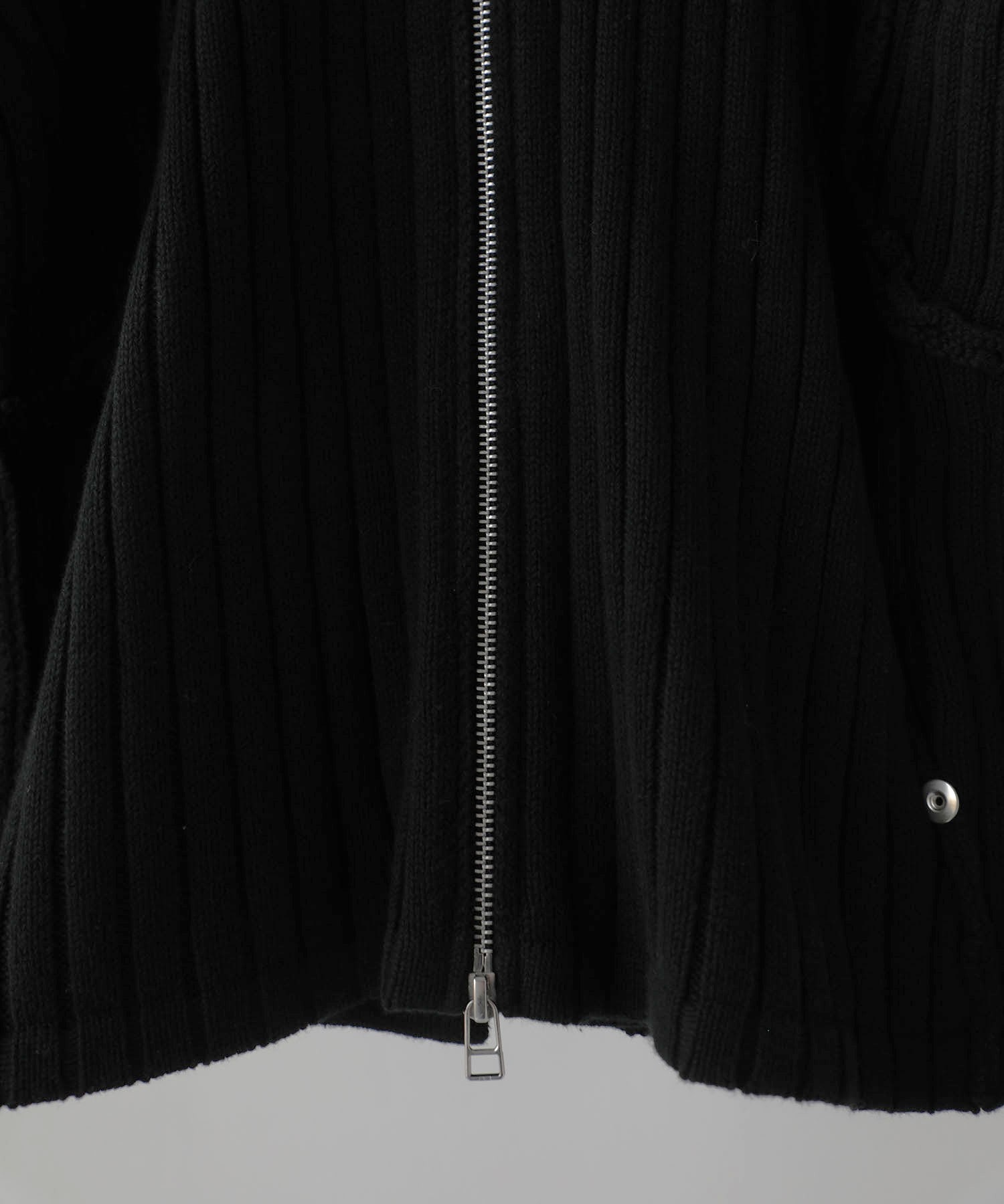 rib zip up parker CONZ