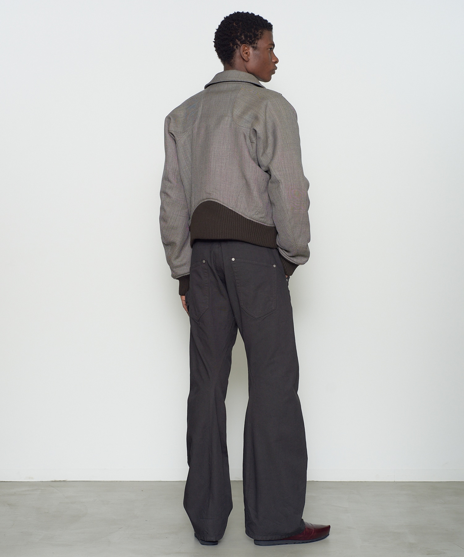 CURVED LEG DOUBLE KNEE WORK PANTS NVRFRGT