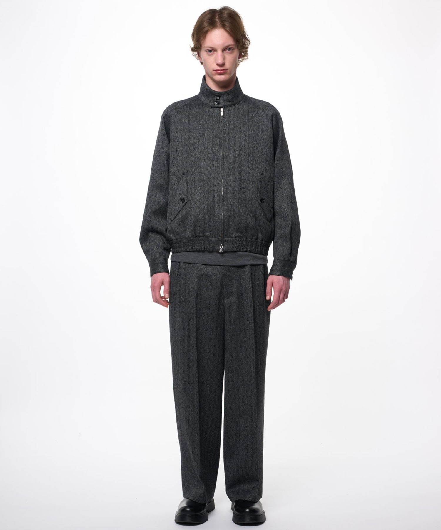 SINGLE PLEAT WIDE TROUSERS MARKAWARE/marka