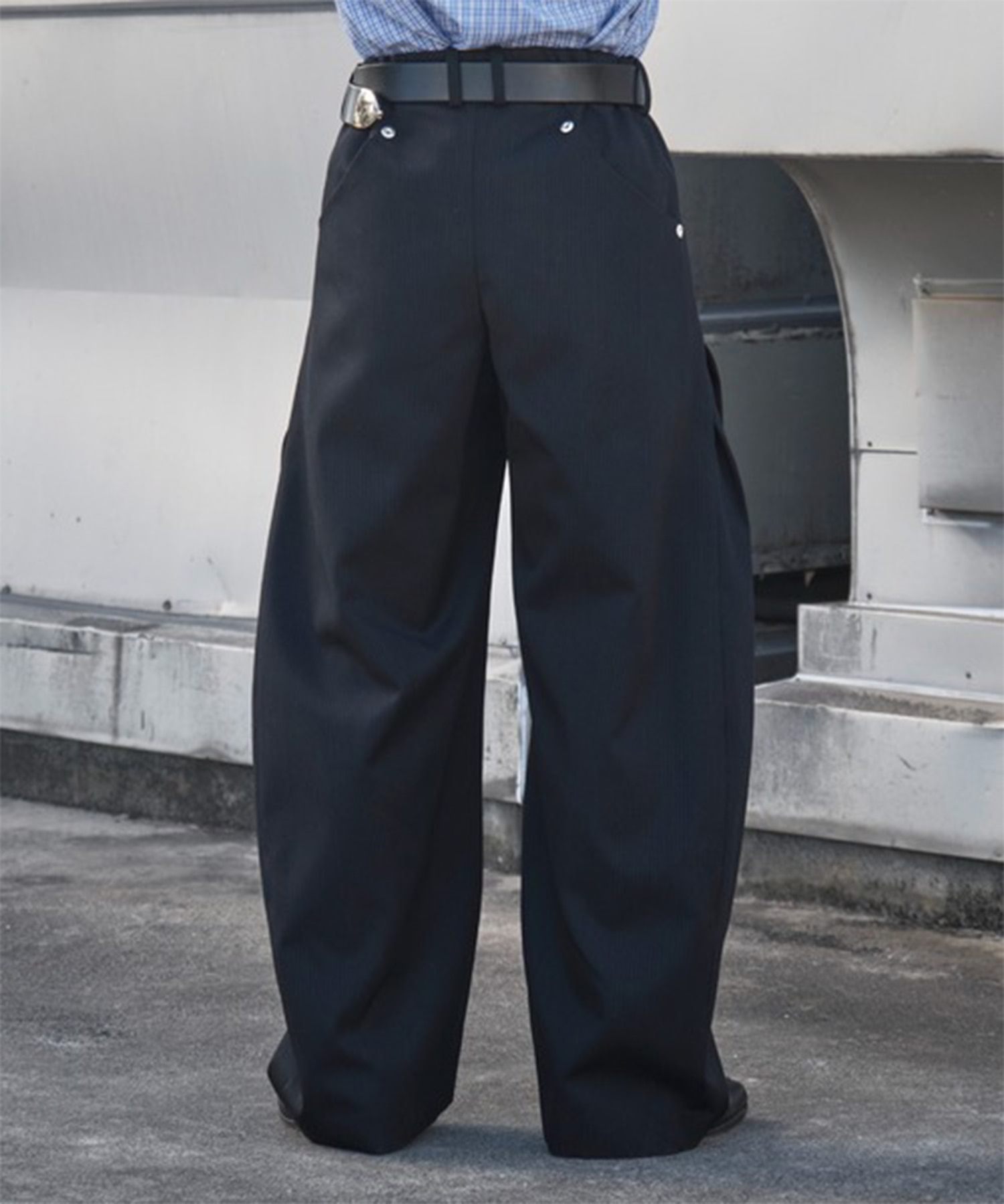 curve leg trousers GABA CONZ