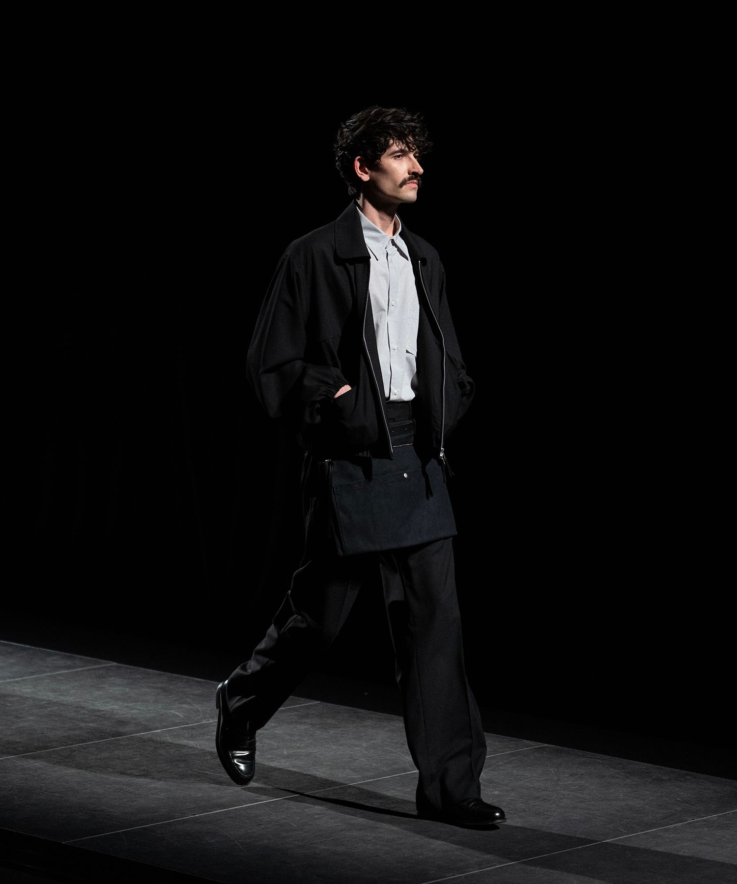 Wool Wide Trousers MATSUFUJI